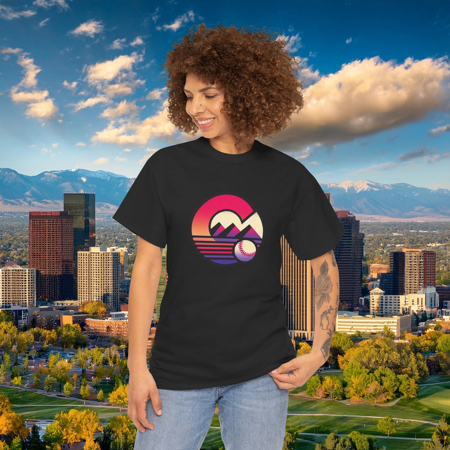 Retro Colorado Baseball Tee