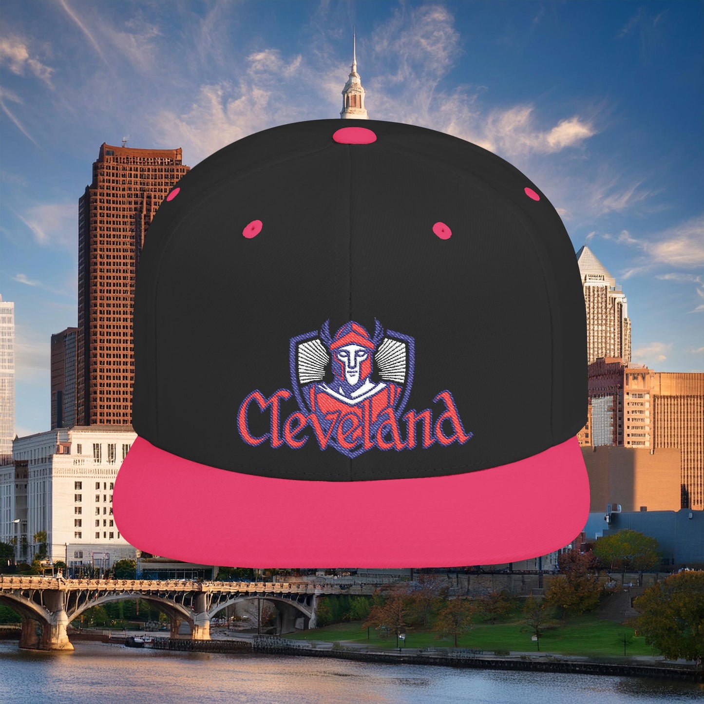 Cleveland Baseball Flat Bill Snapback