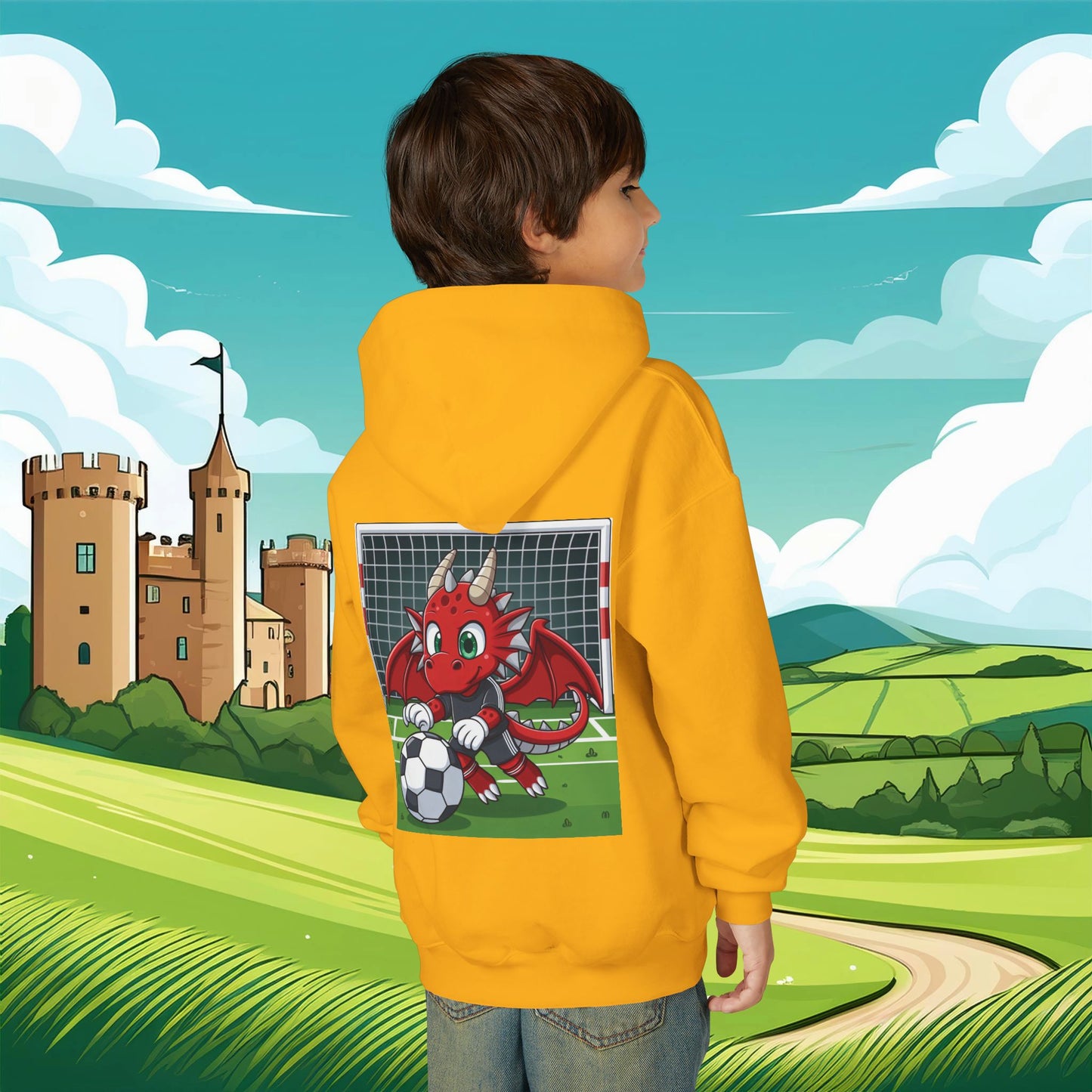 Wrexham Red Dragon Keeper Youth Hoodie