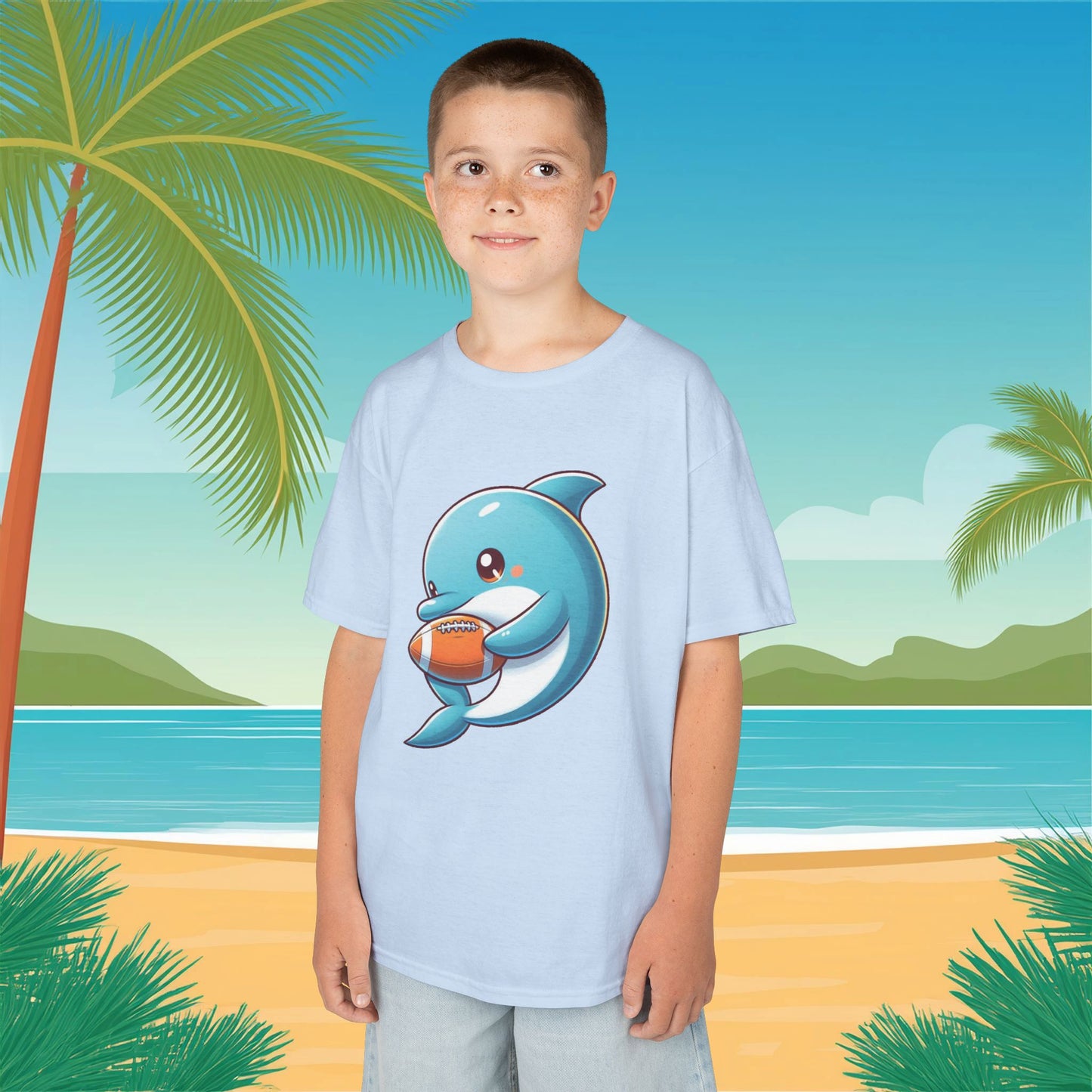 Miami Little Dolphin Kids Tee