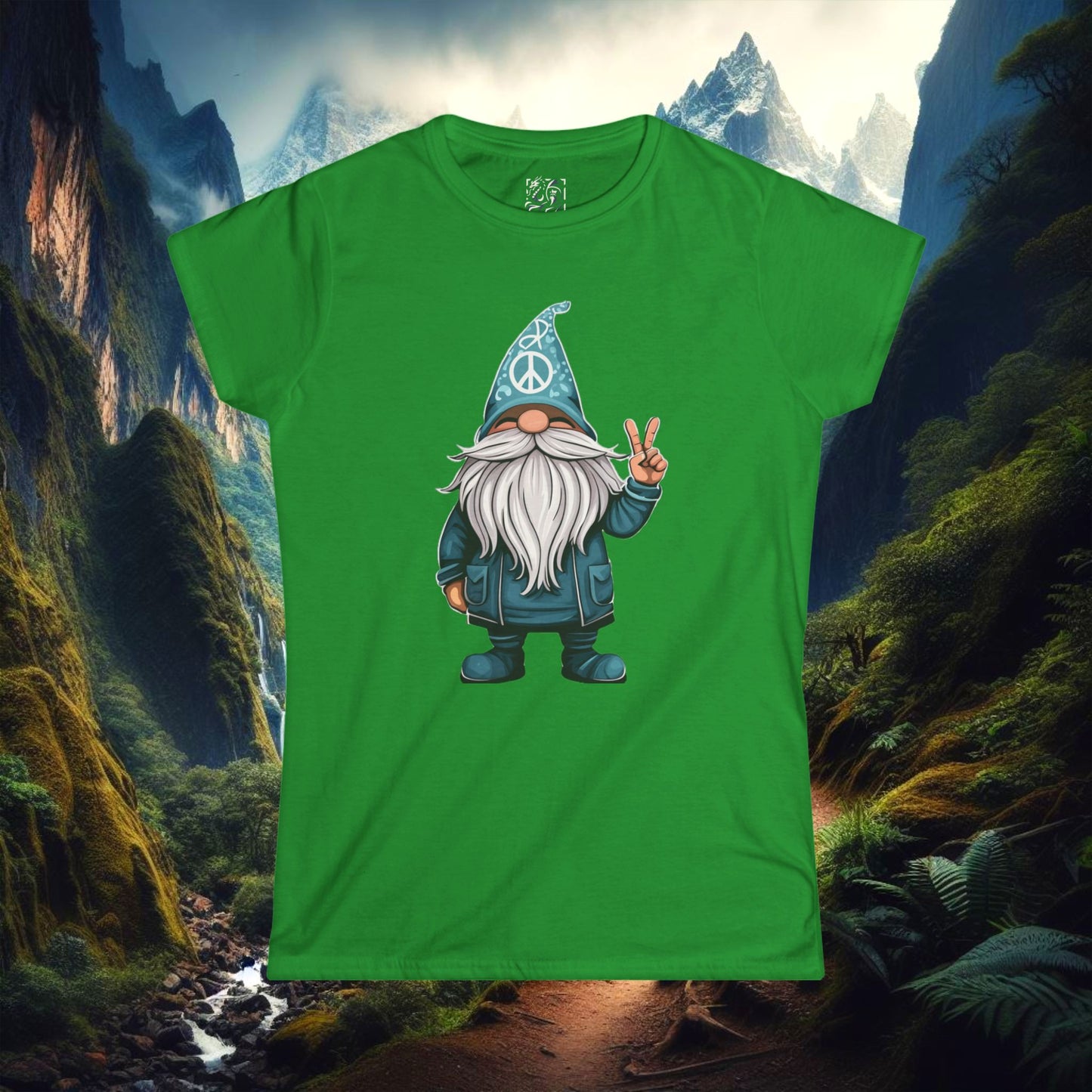 Peace Gnome Women's Softstyle Tee