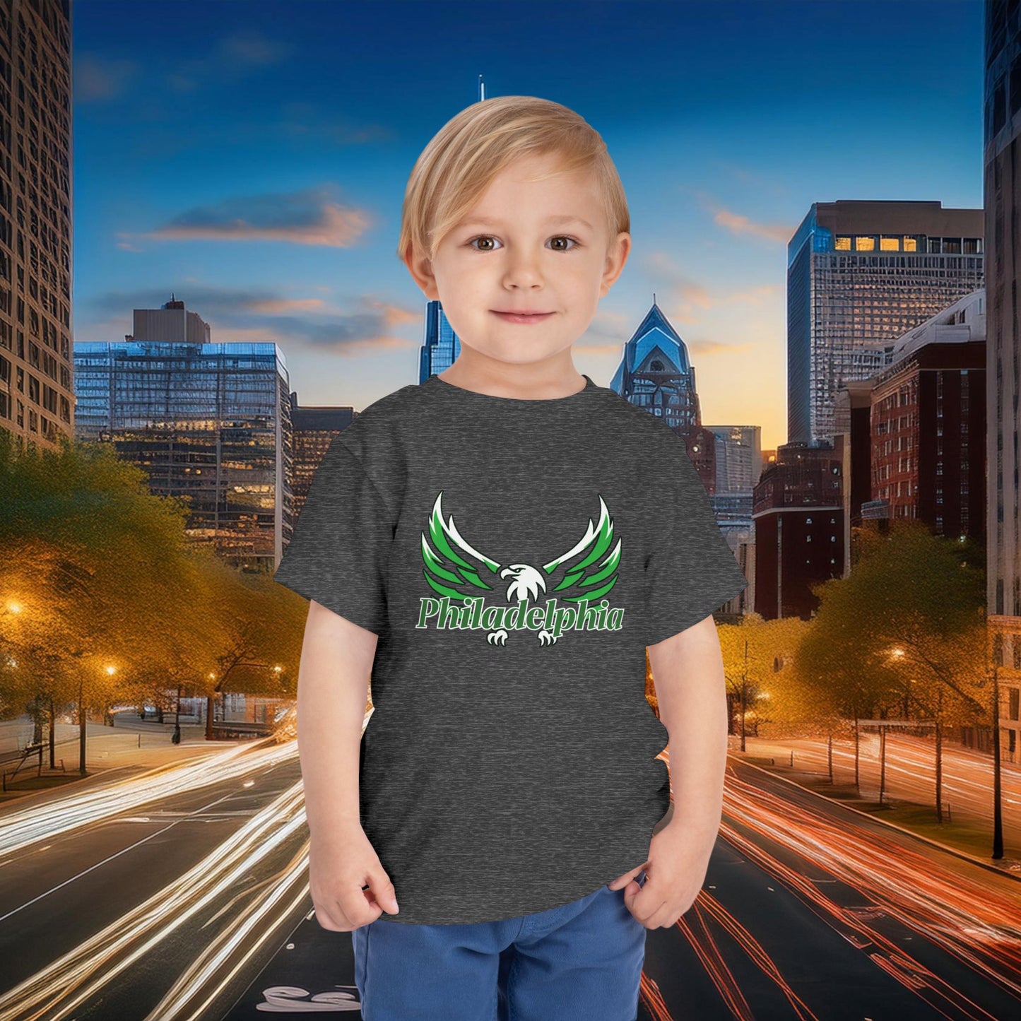 Philadelphia Eagle Logo Toddler Tee