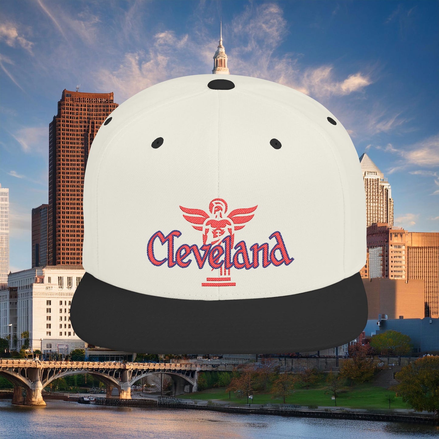 Cleveland Red Guardian Flat Bill Snapback