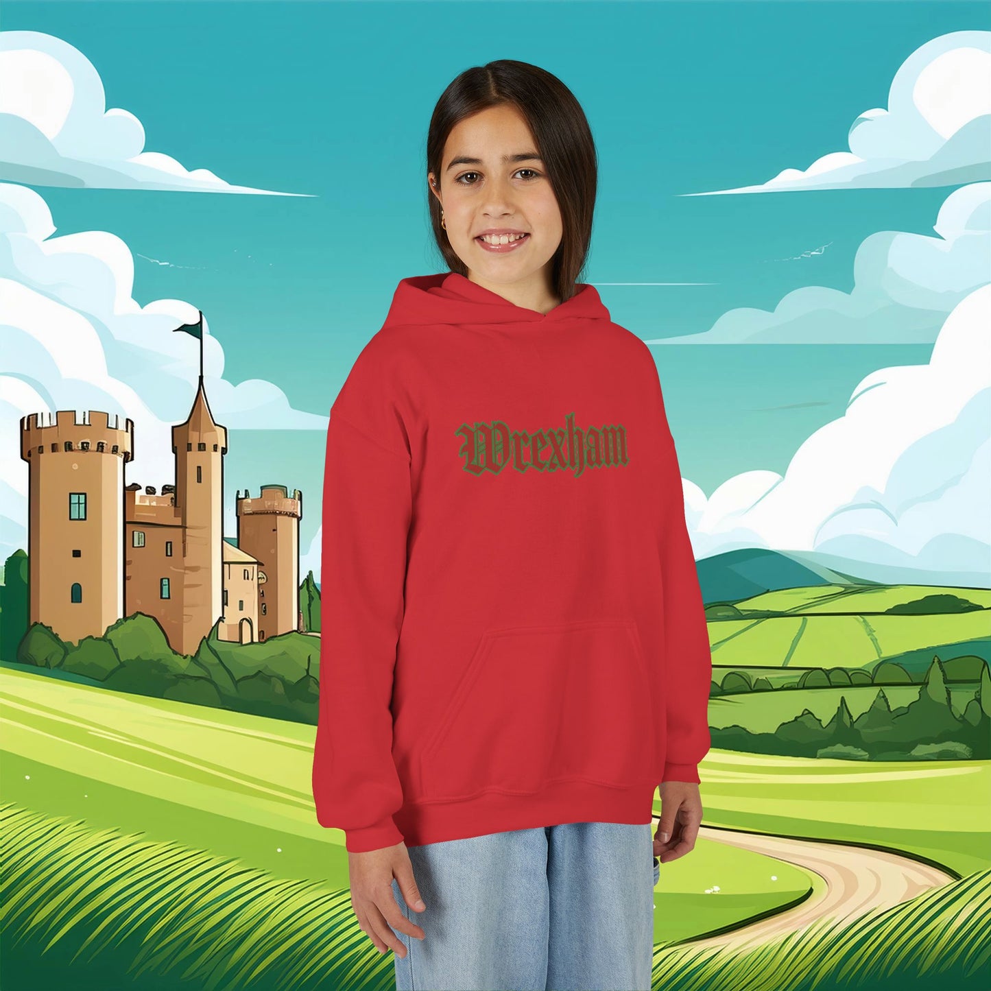 Wrexham Red Dragon Keeper Youth Hoodie