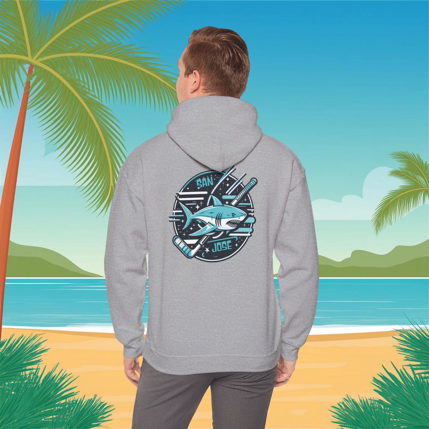 San Jose Hockey Logo Hoodie