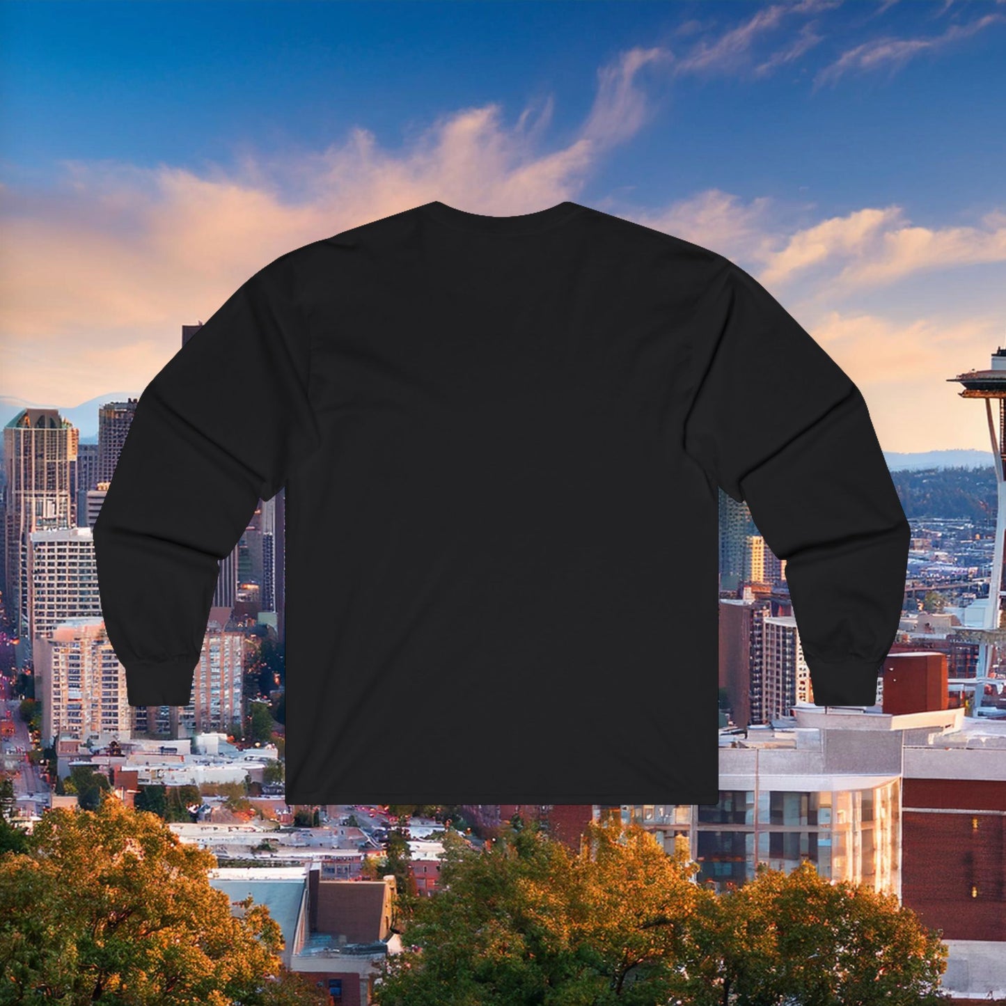 Seattle Football Crest Long Sleeve Tee