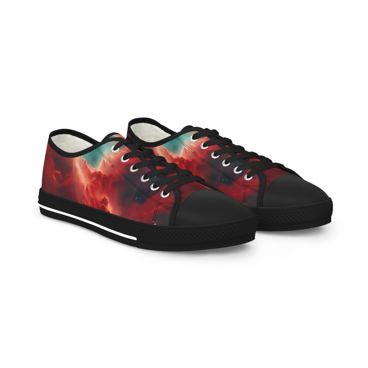 Liverpool Red Galaxy Men's Low Top Sneakers