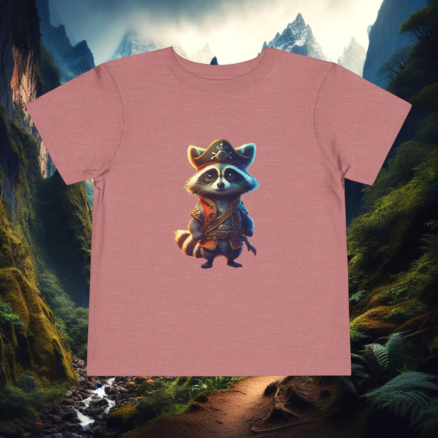 Raccoon Pirate Toddler Tee
