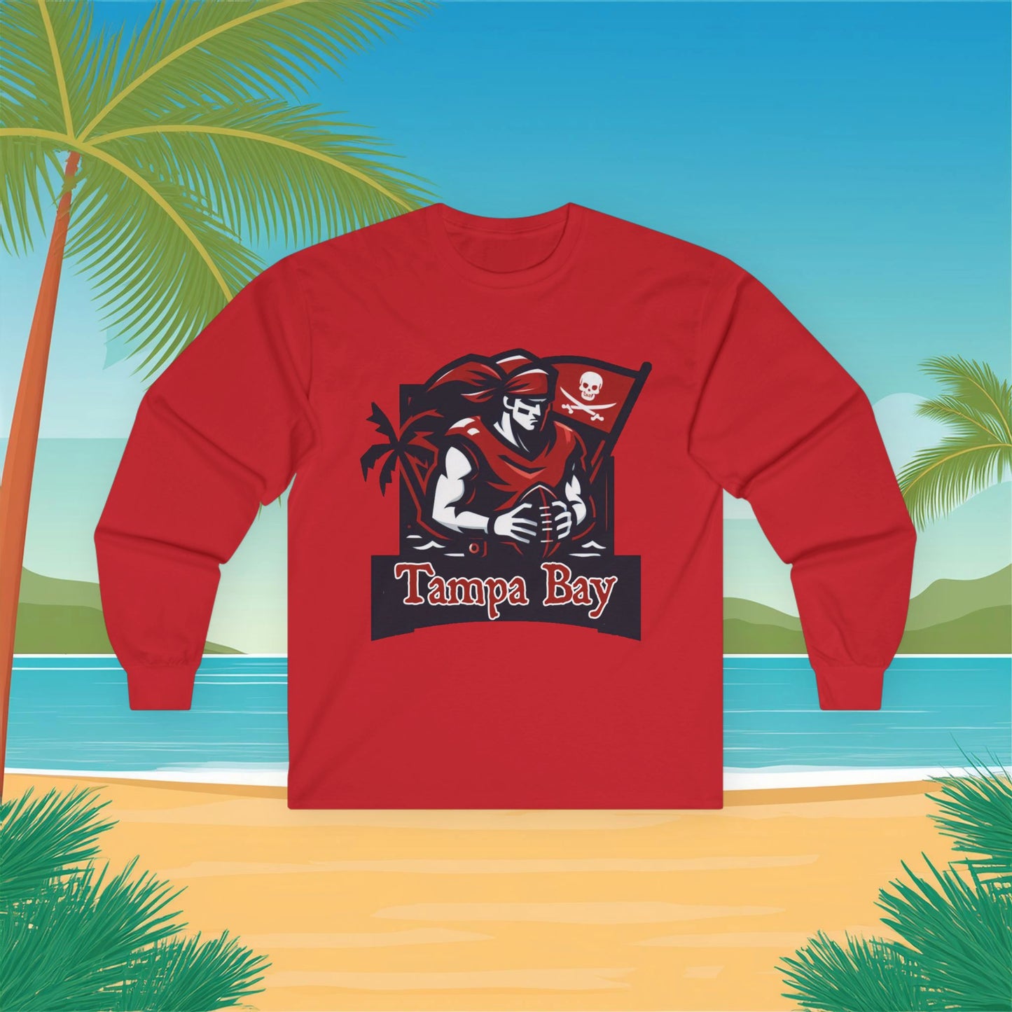 Tampa Bay Football Player Long Sleeve Tee