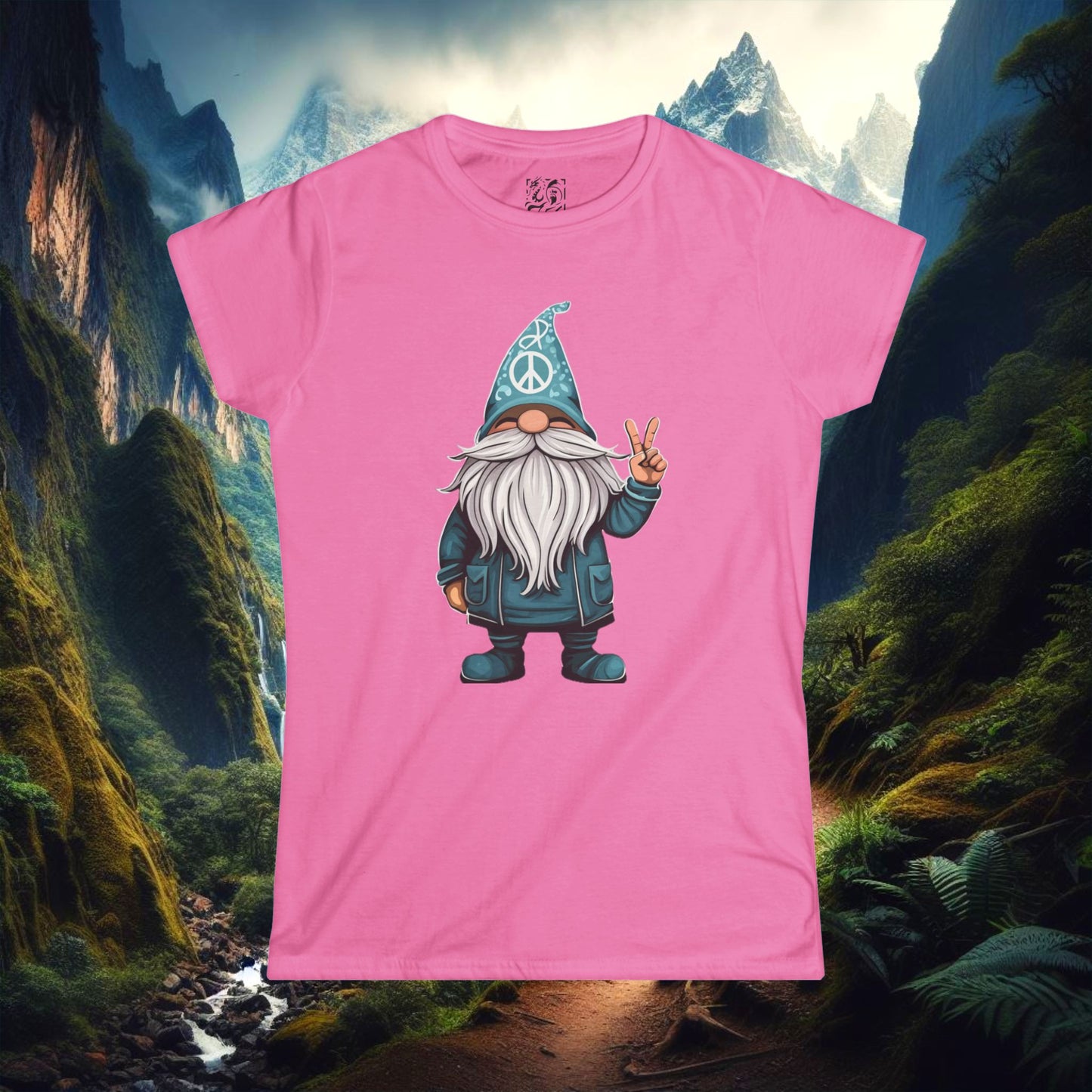 Peace Gnome Women's Softstyle Tee