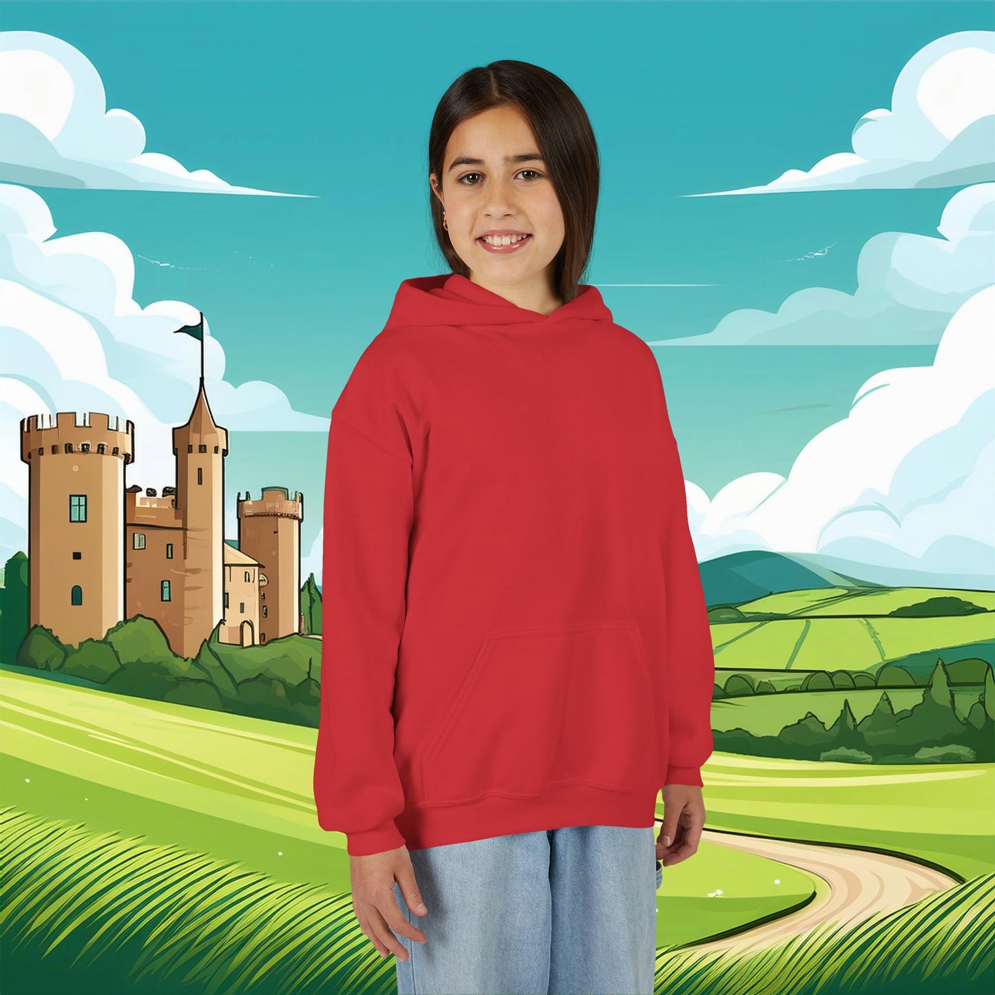 Wrexham Crest Dragon Youth Hoodie