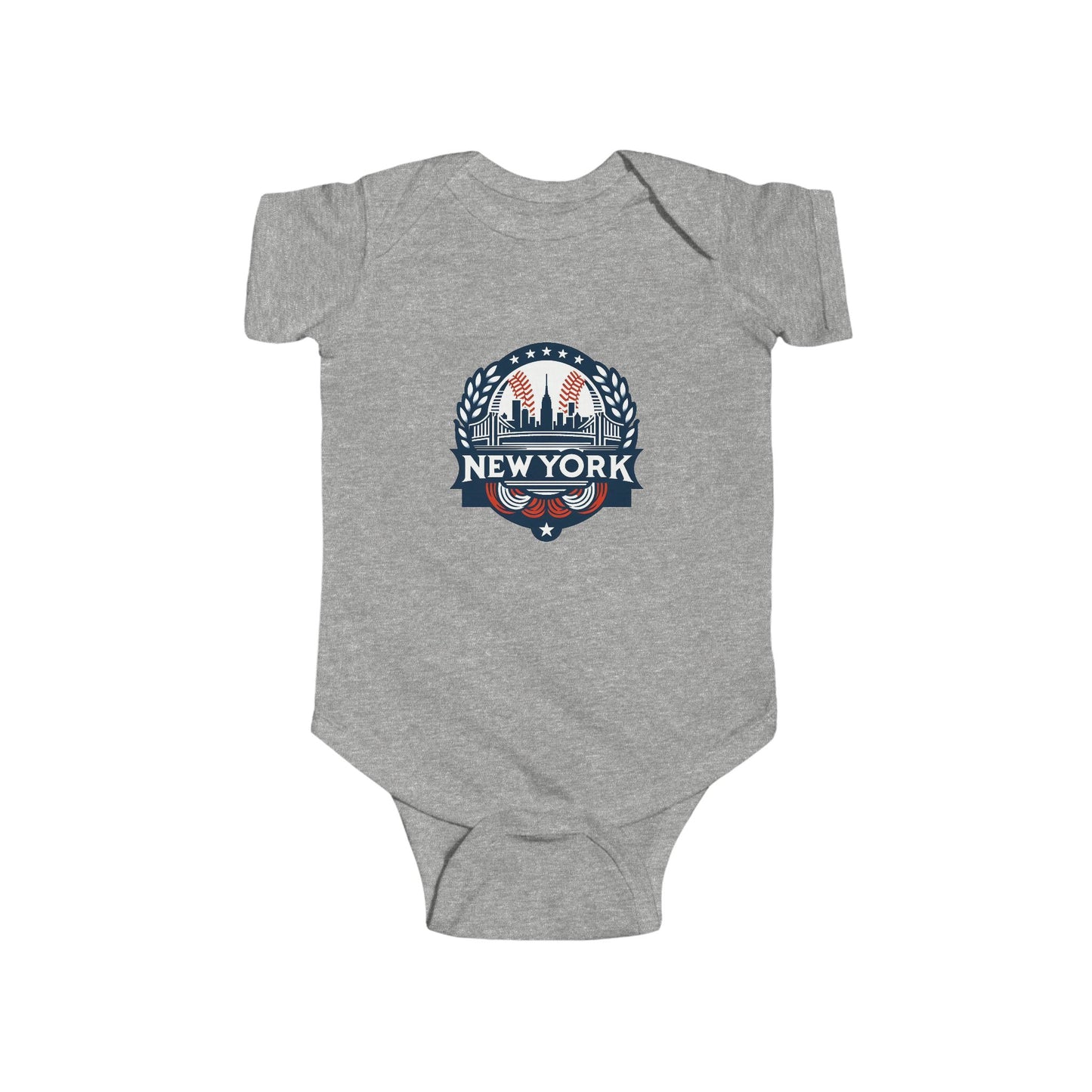 New York Bronx Baseball Infant Bodysuit