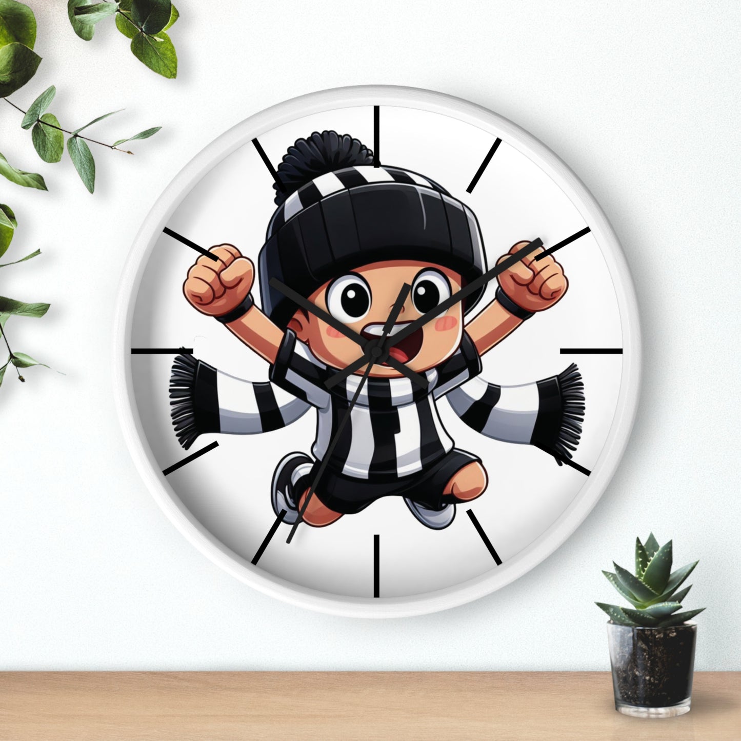 Mini Toon Supporter Wall Clock