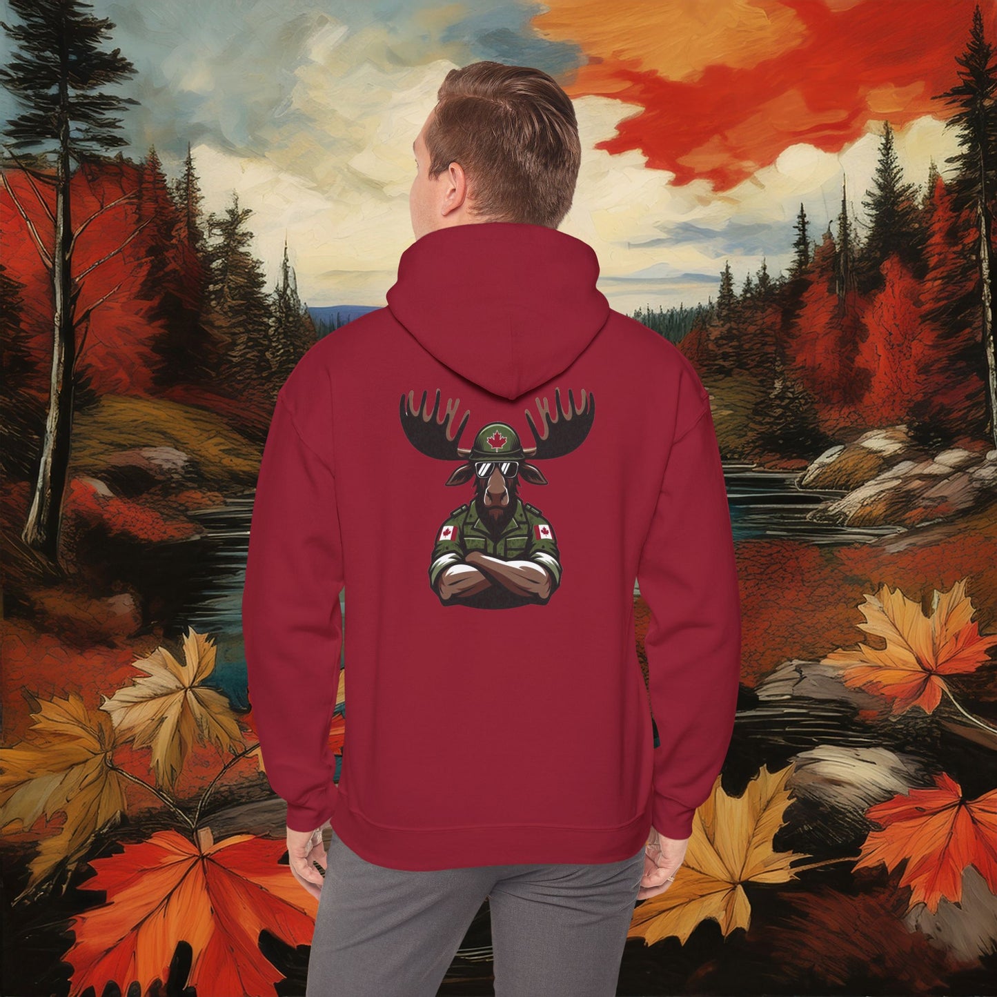 Canadian Moose "Facta Non Verba" Hoodie
