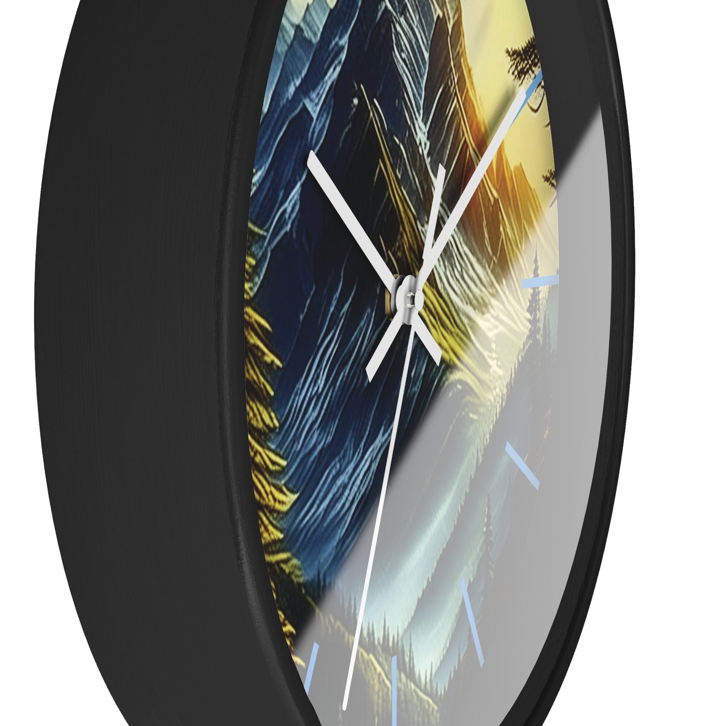 Mystic Mountains Wall Clock