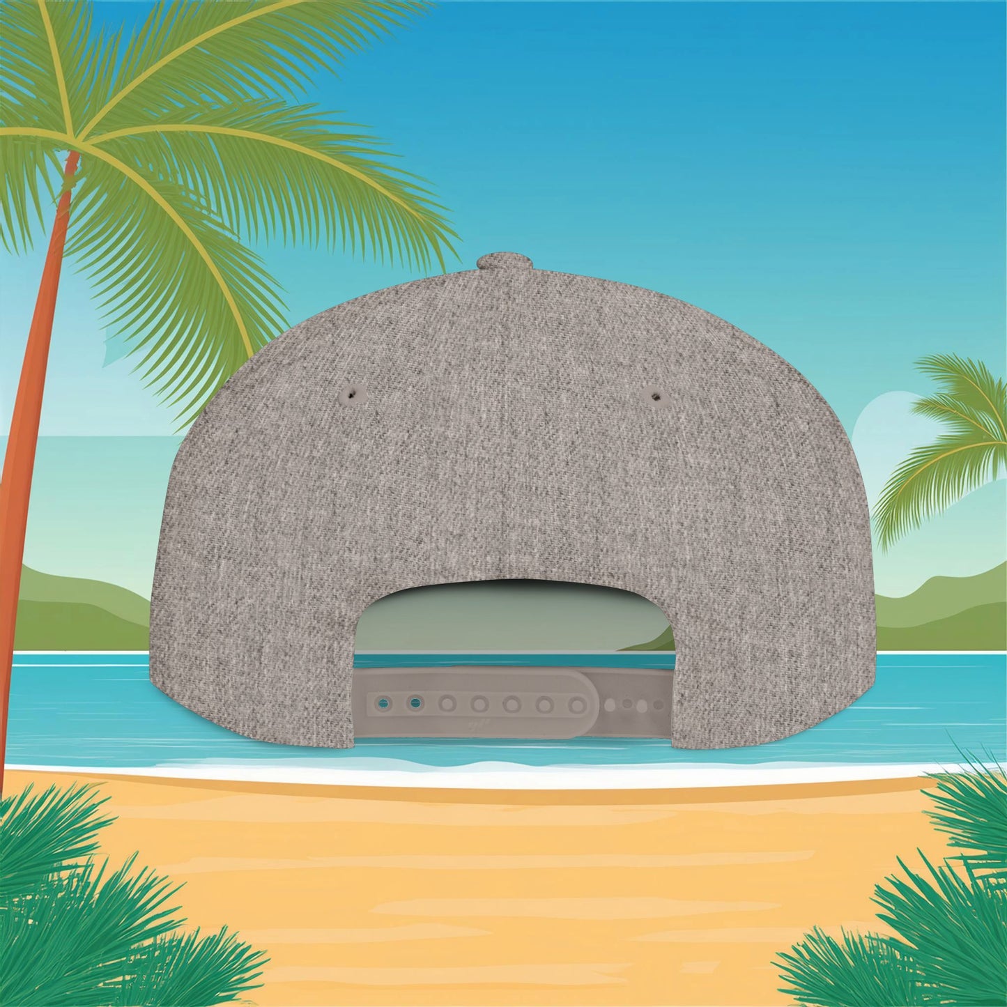 Miami Logo Flat Bill Snapback