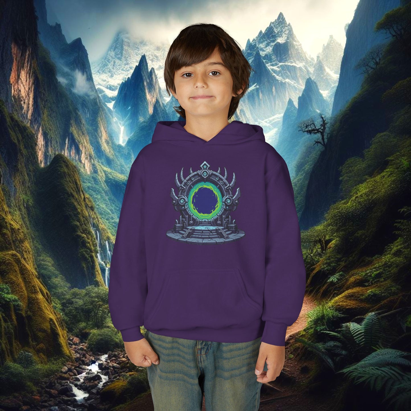 Dark Portal Youth Hoodie