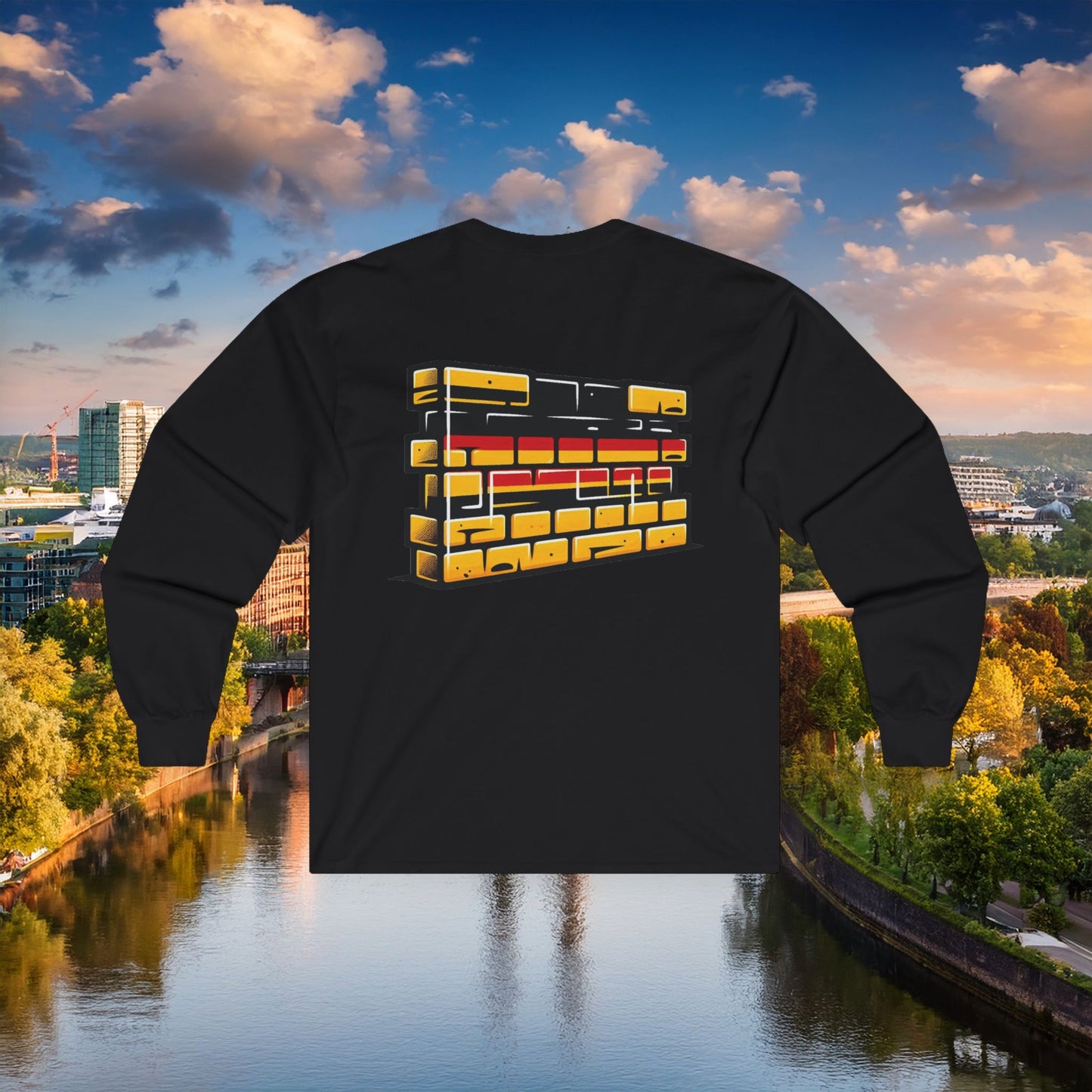 Dortmund Bundesflagge Wall Long Sleeve Tee
