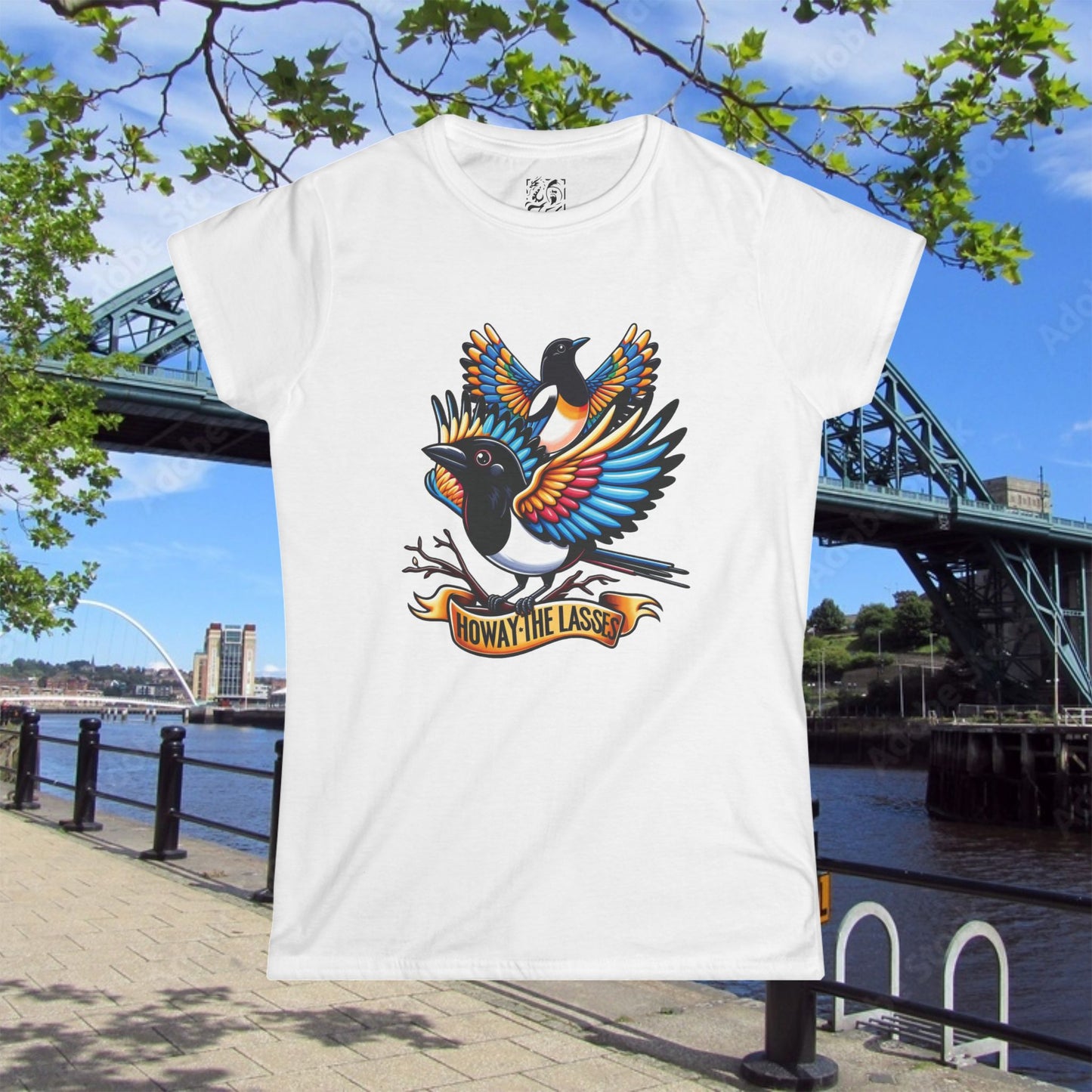 Newcastle United Howay the Lasses Tee (Twin Mags)