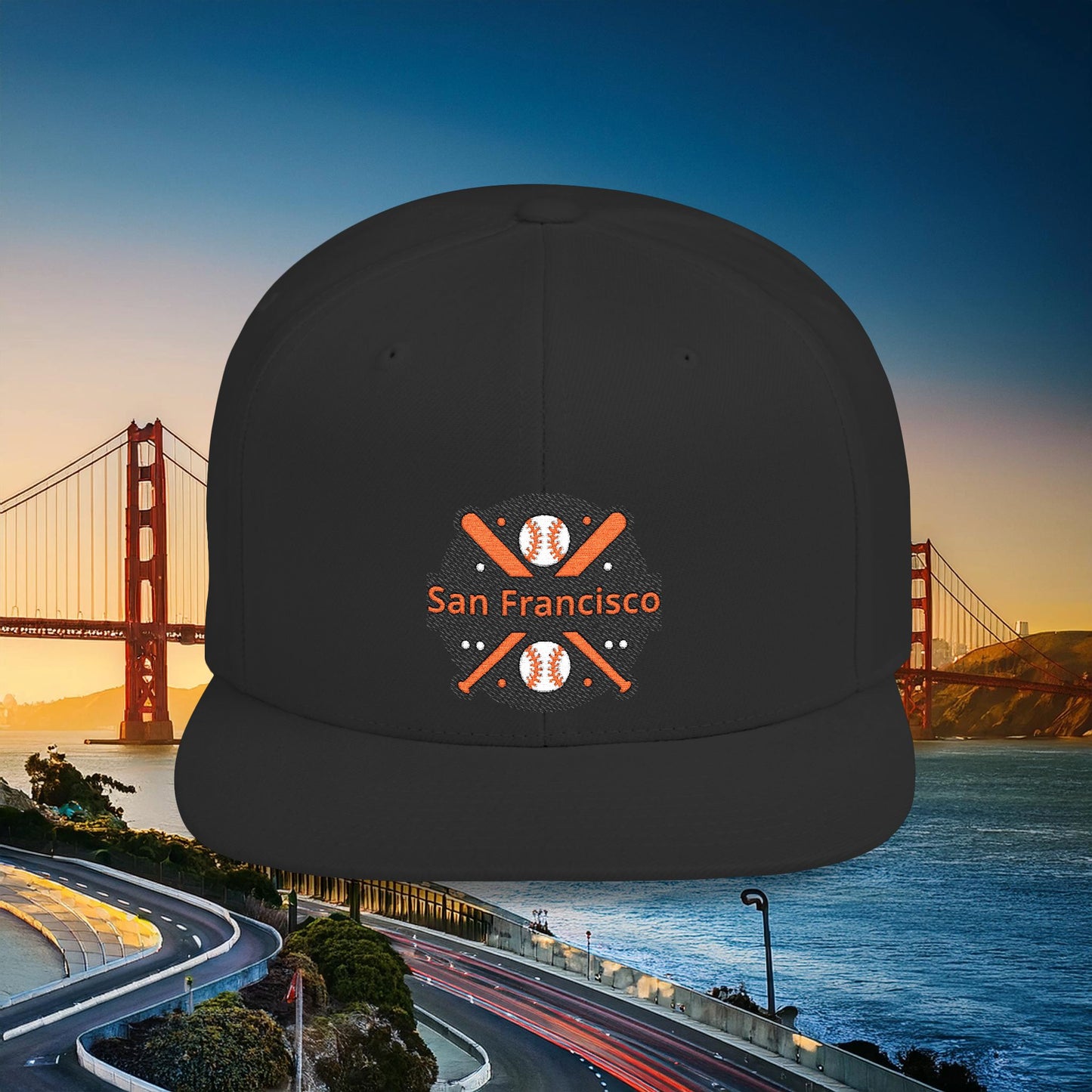 San Francisco Baseball Flat Bill Snapback
