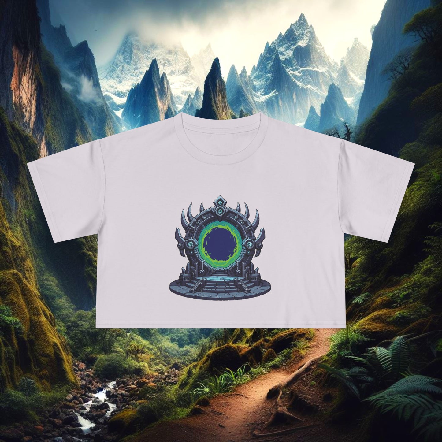 Dark Portal Women's Crop Tee