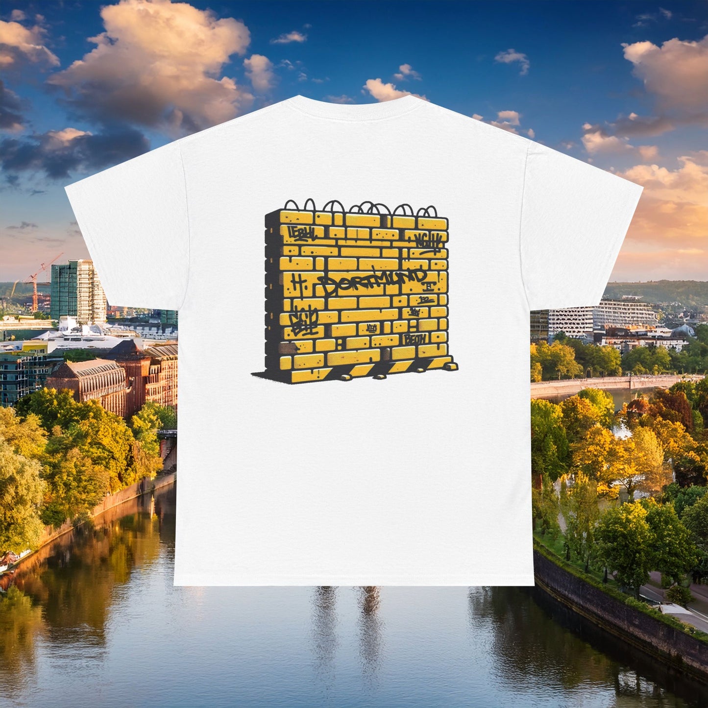 Dortmund Honeycomb Graffiti Tee