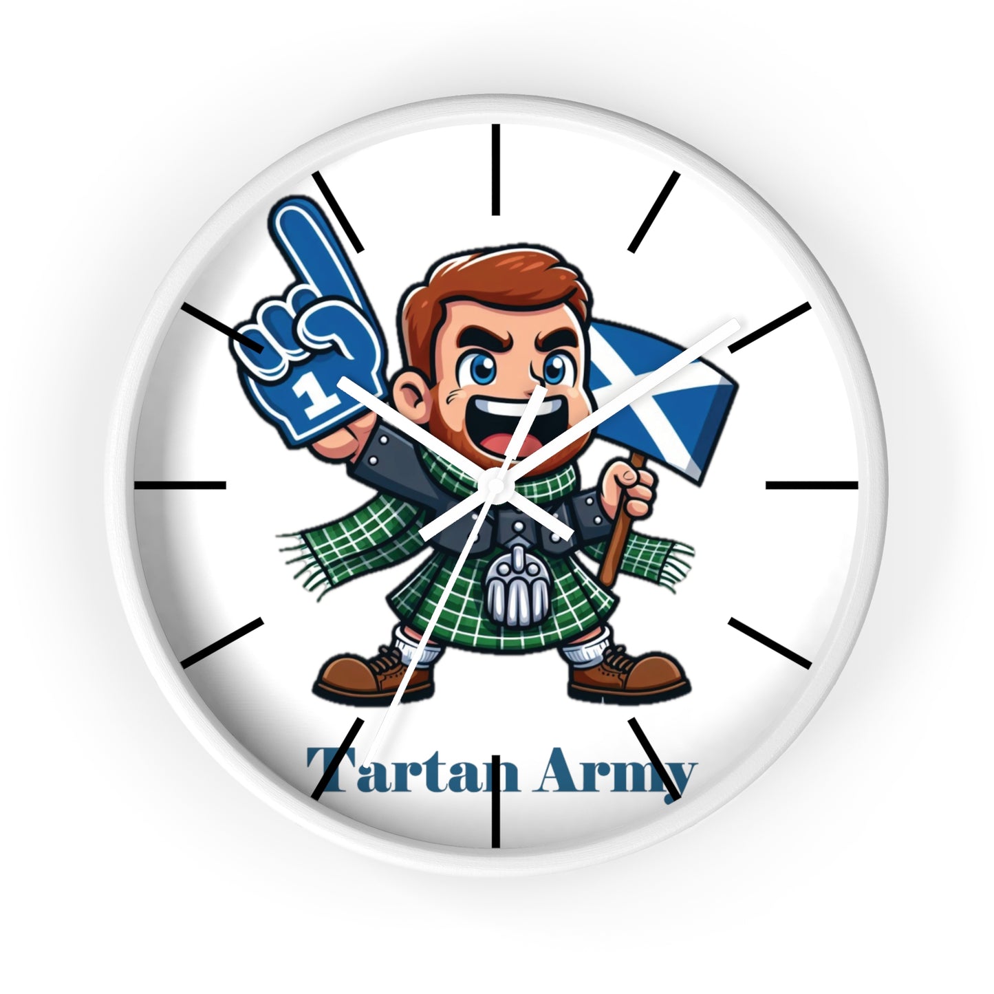Tartan Army Wall Clock