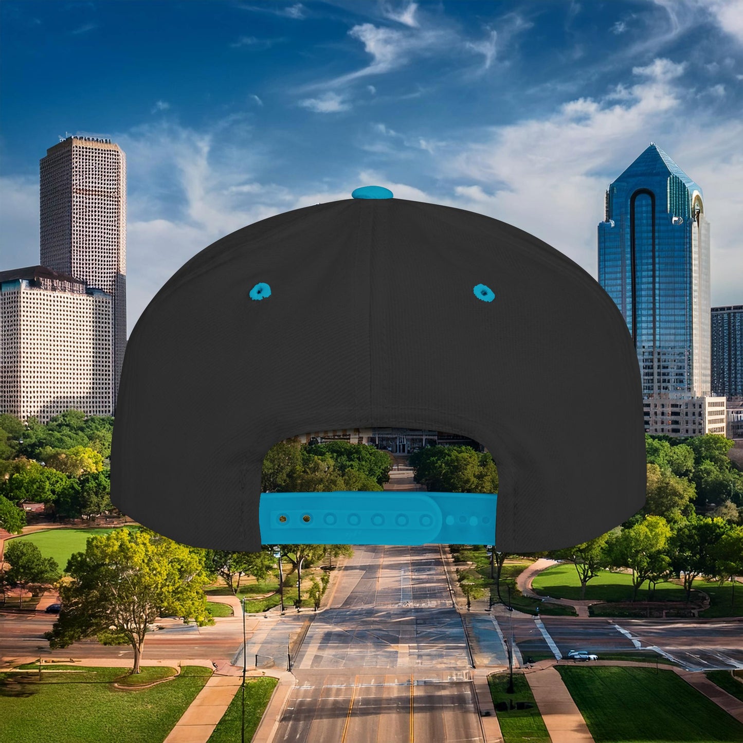 Texas Baseball Logo Flat Bill Snapback