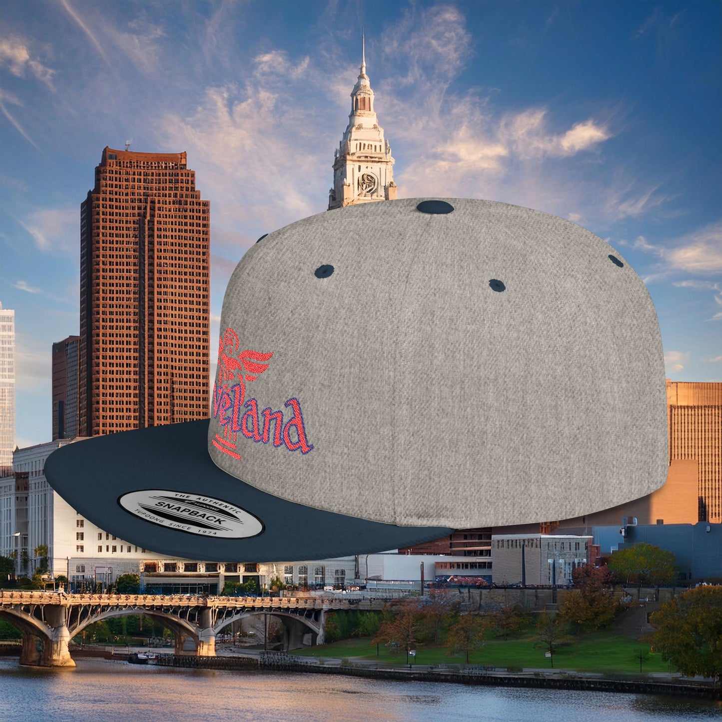 Cleveland Red Guardian Flat Bill Snapback