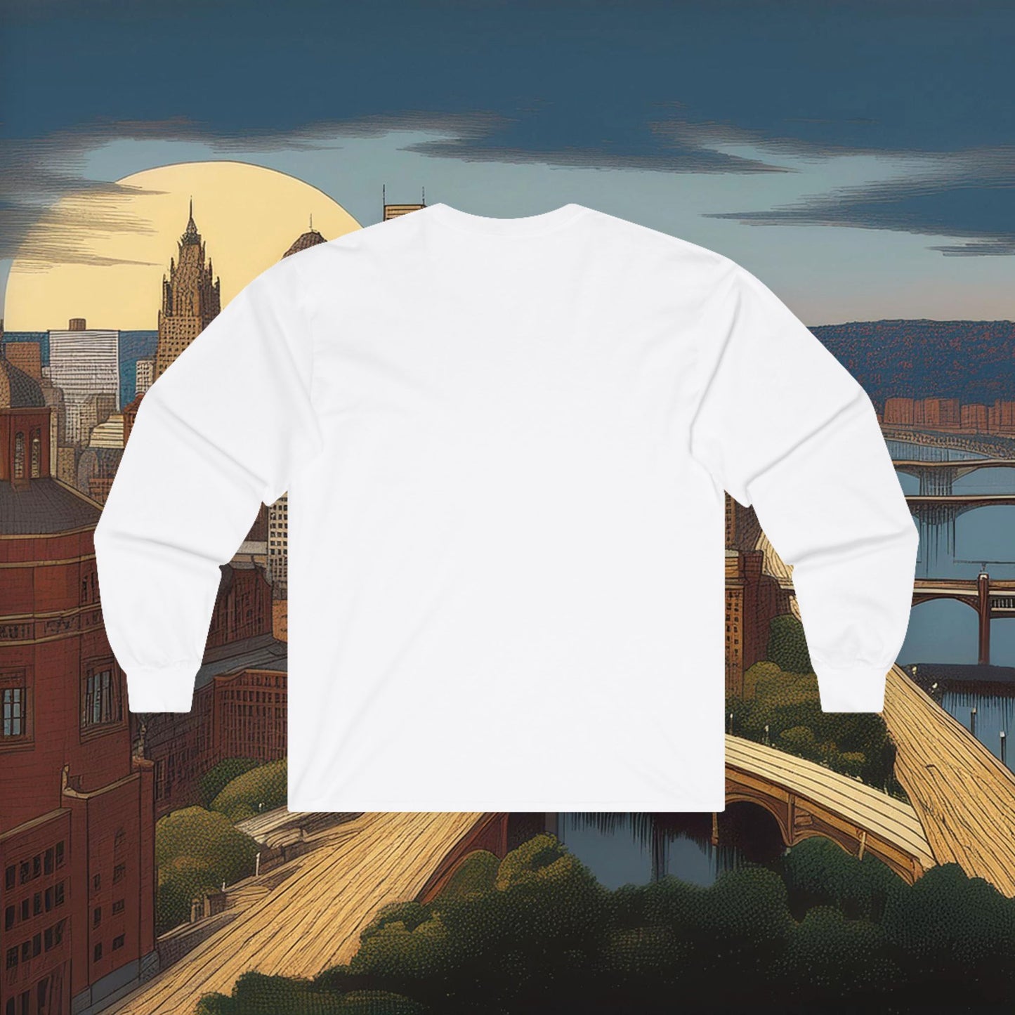 Pittsburgh Football Crest Long Sleeve Tee