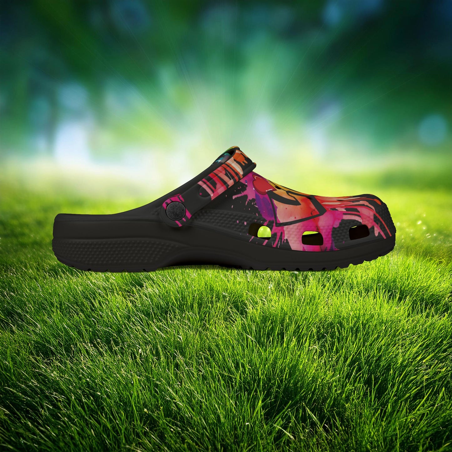 Love Color Bomb Foam Clogs