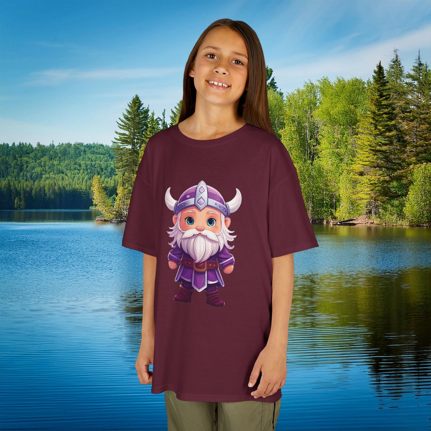 Purple Viking Kids Tee