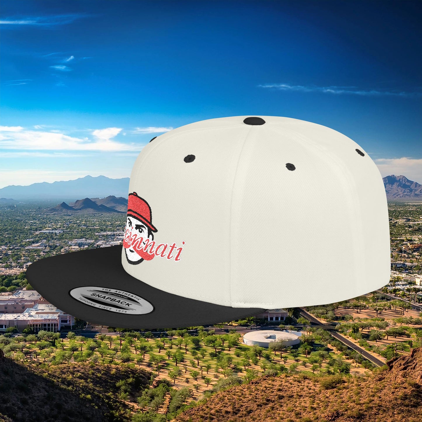 Cincinnati Baseball Flat Bill Snapback