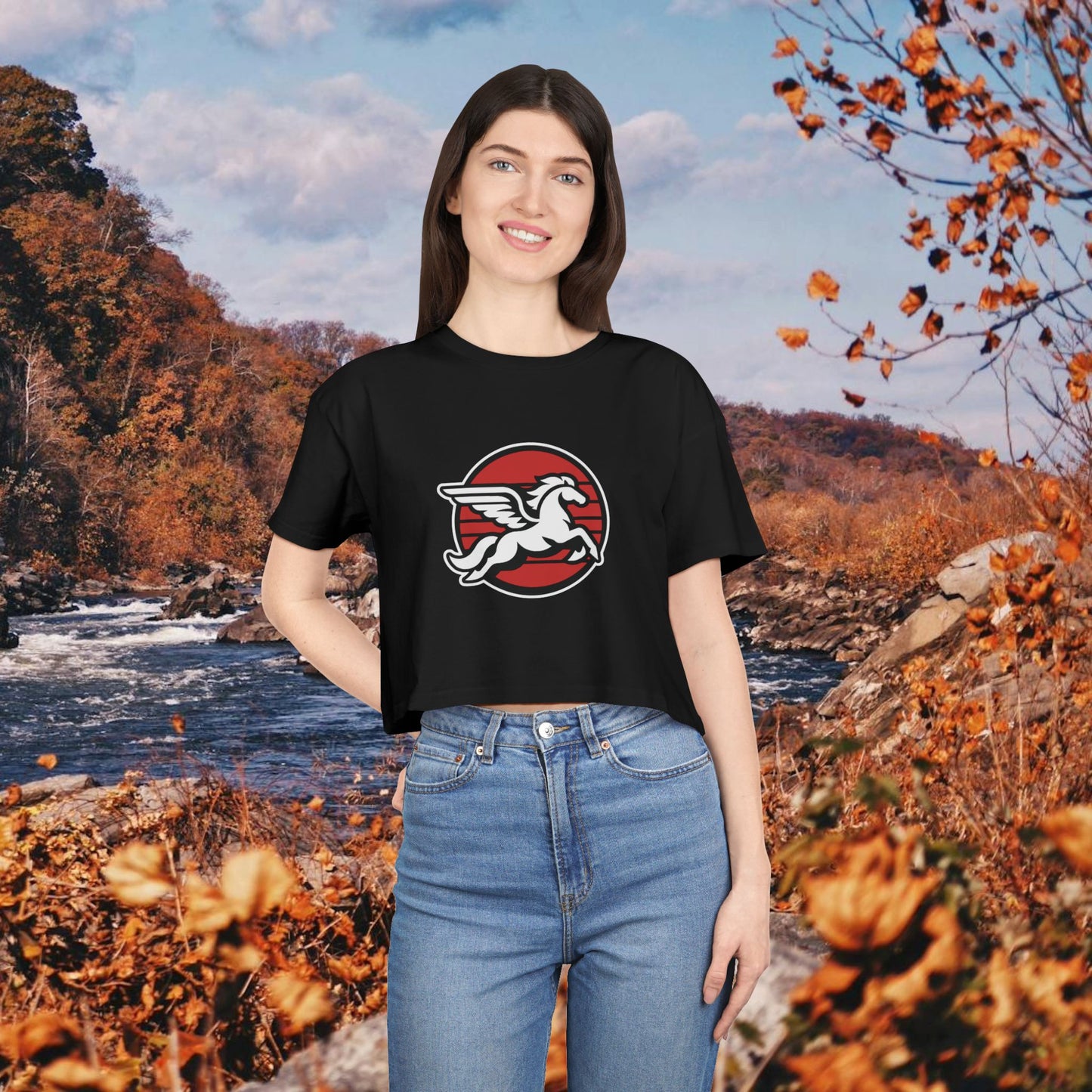 Loudoun Pegasus Crop Tee