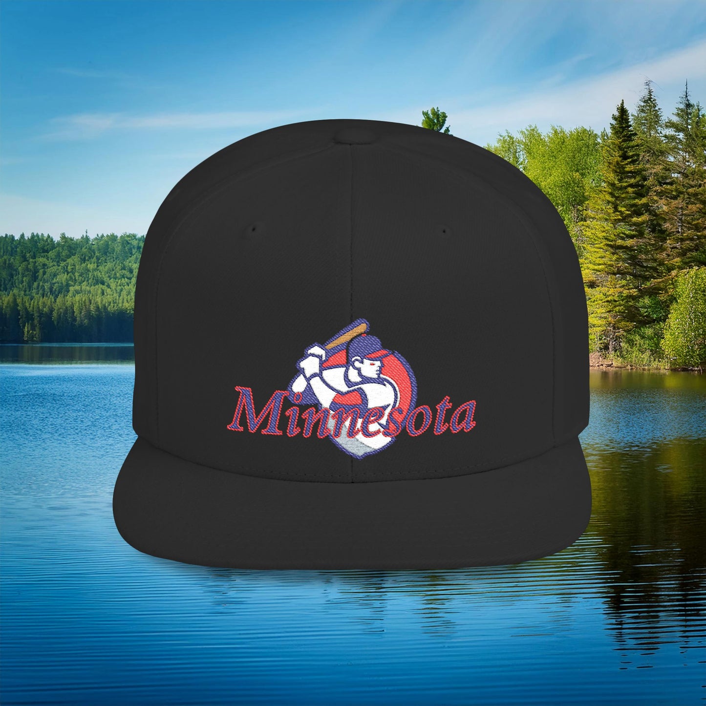 Minnesota Baseball Flat Bill Snapback