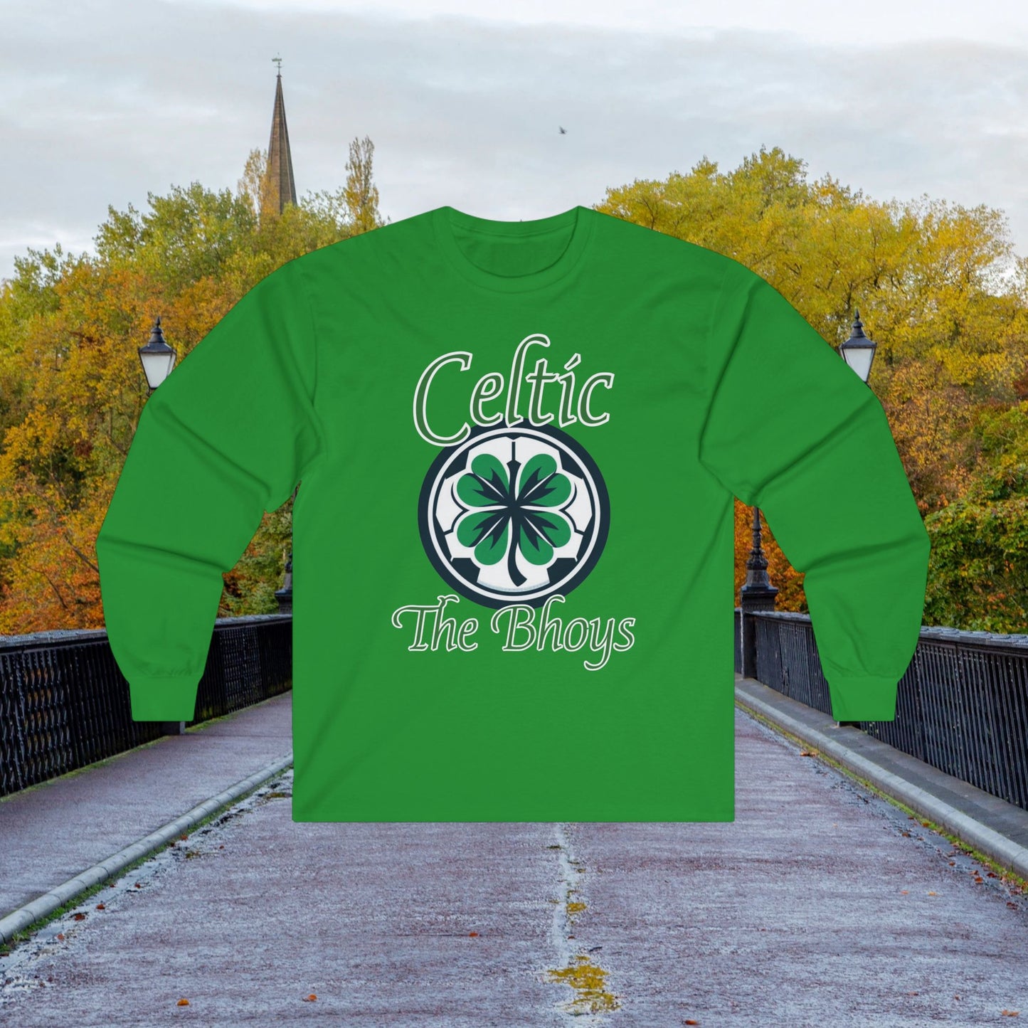 Celtic "The Bhoys" Logo Long Sleeve Tee