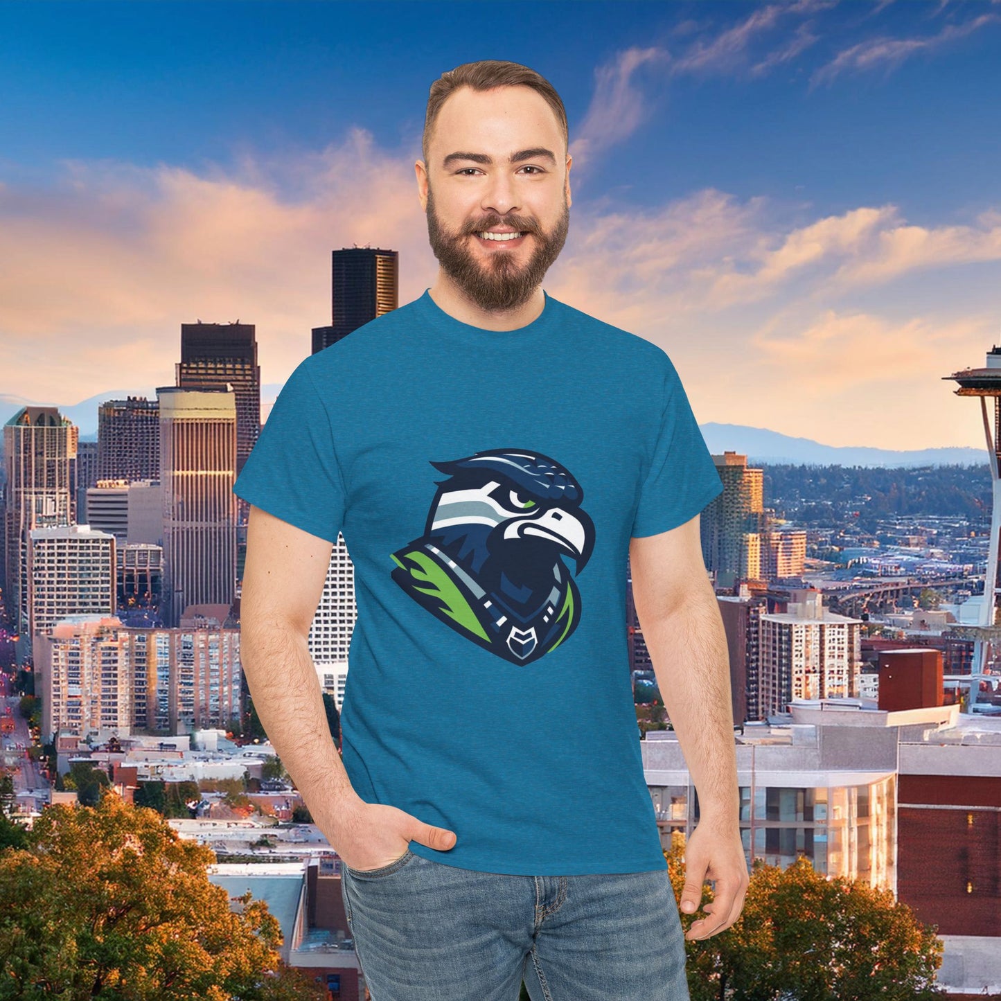 Seattle Football Crest Tee