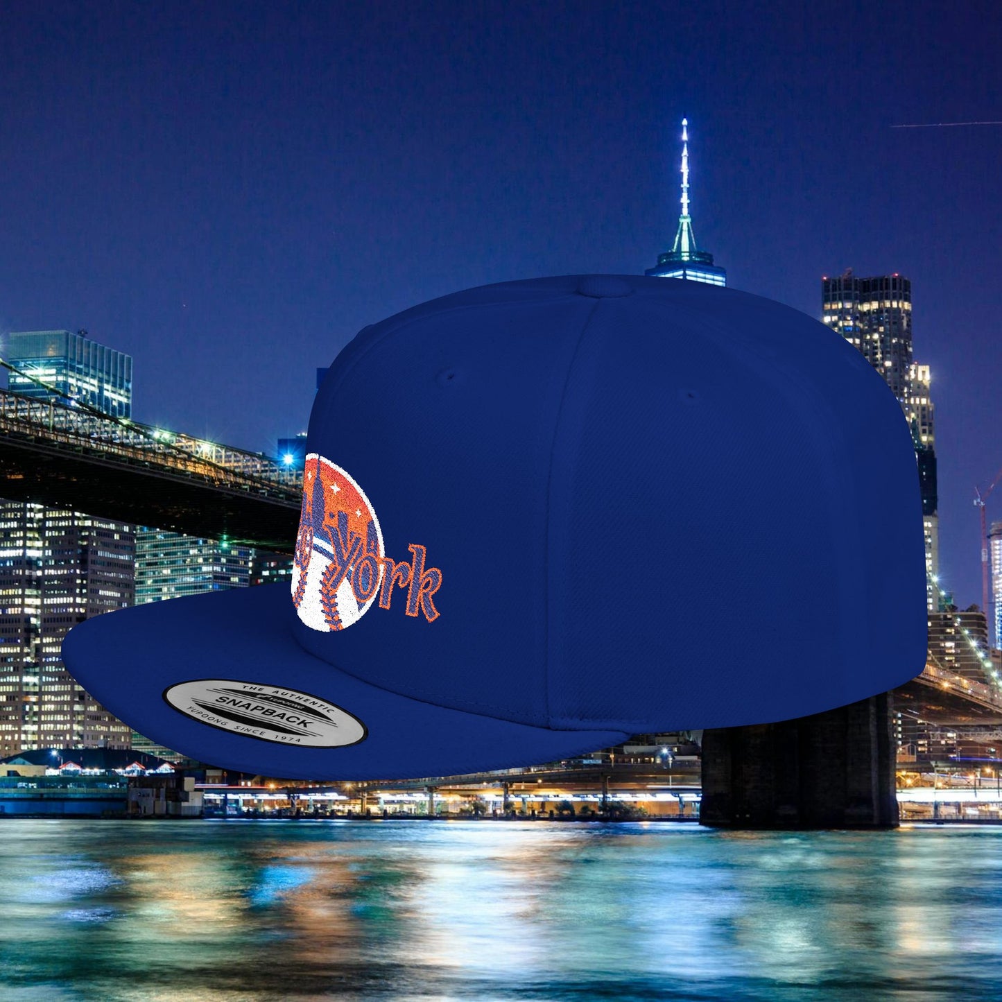 NY Metro Baseball Flat Bill Snapback
