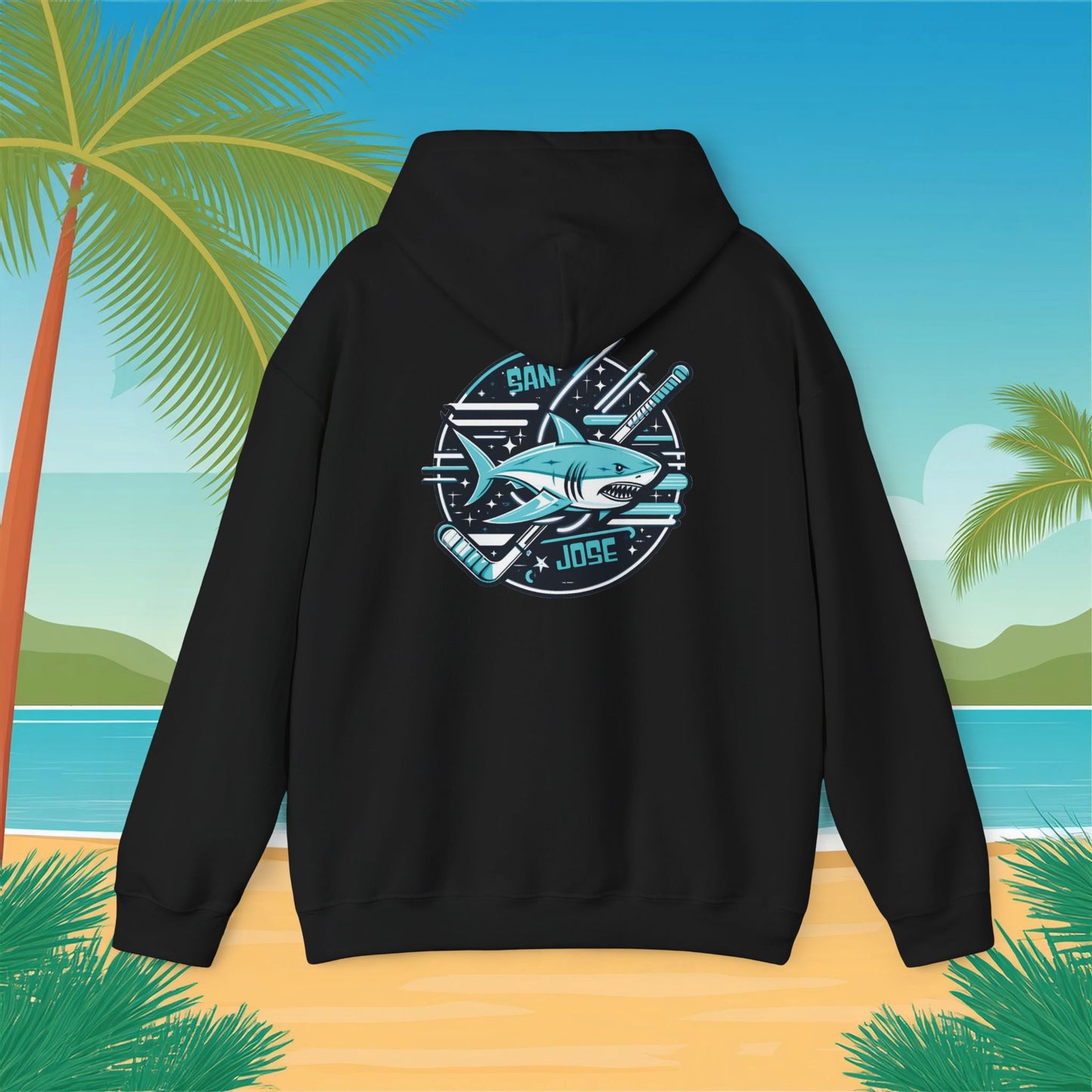 San Jose Hockey Logo Hoodie