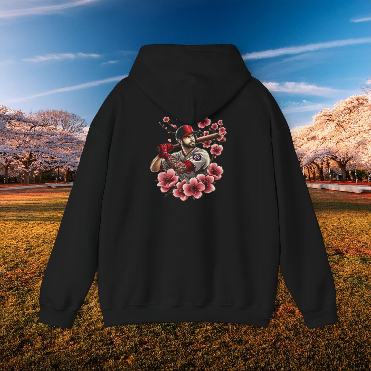 Washington Baseball Cherry Blossom Hoodie