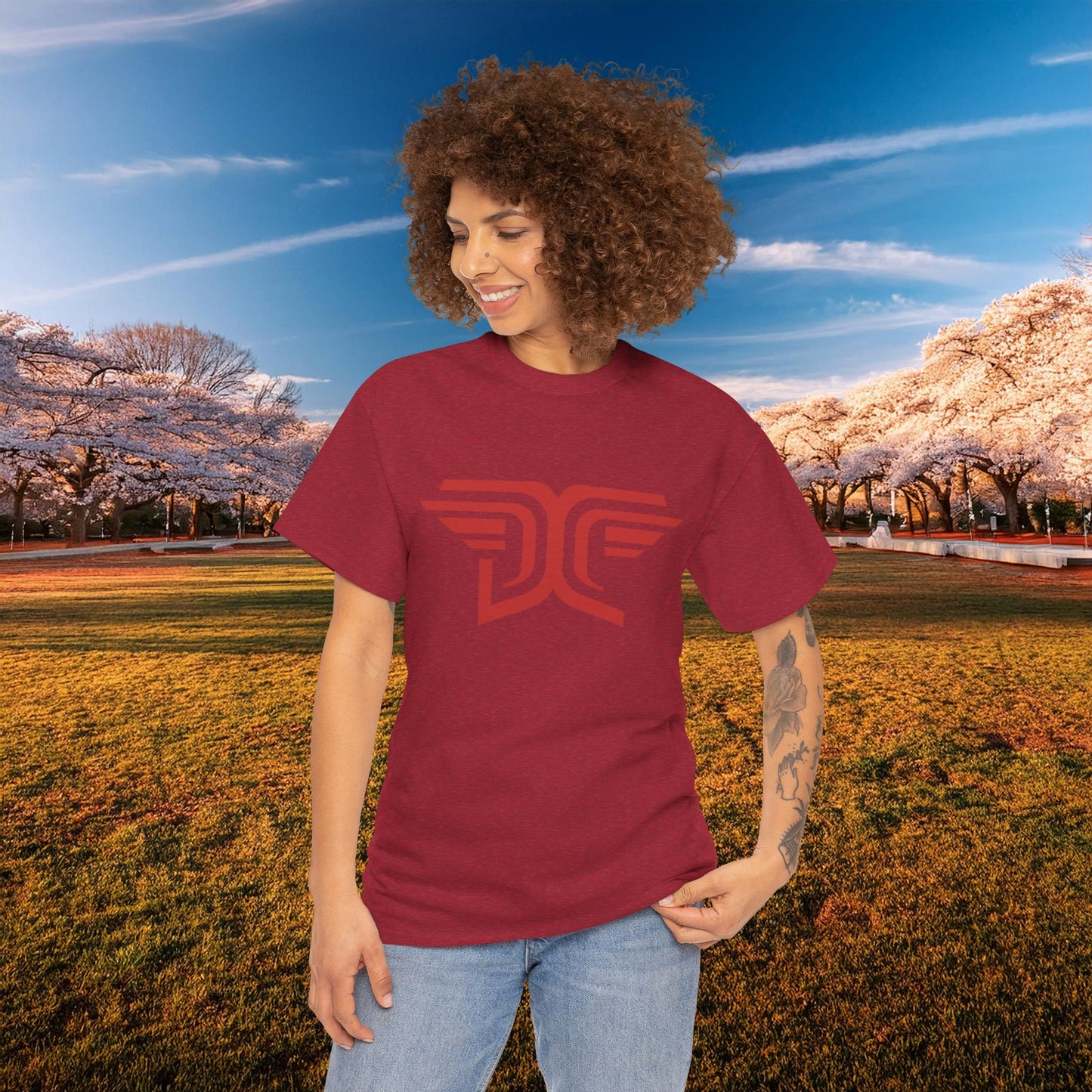 Winged DC Tee