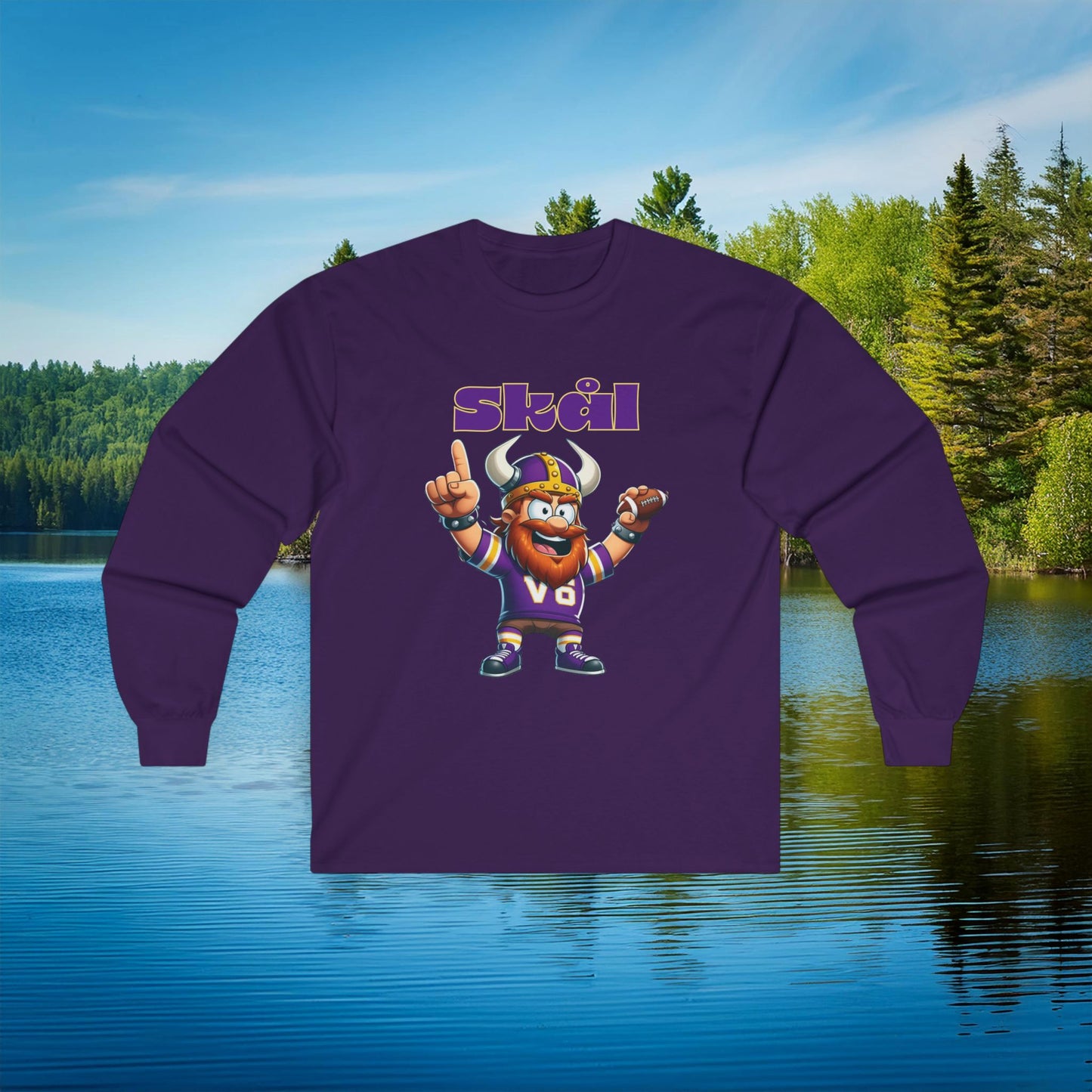 Minnesota Football Skol Long Sleeve Tee