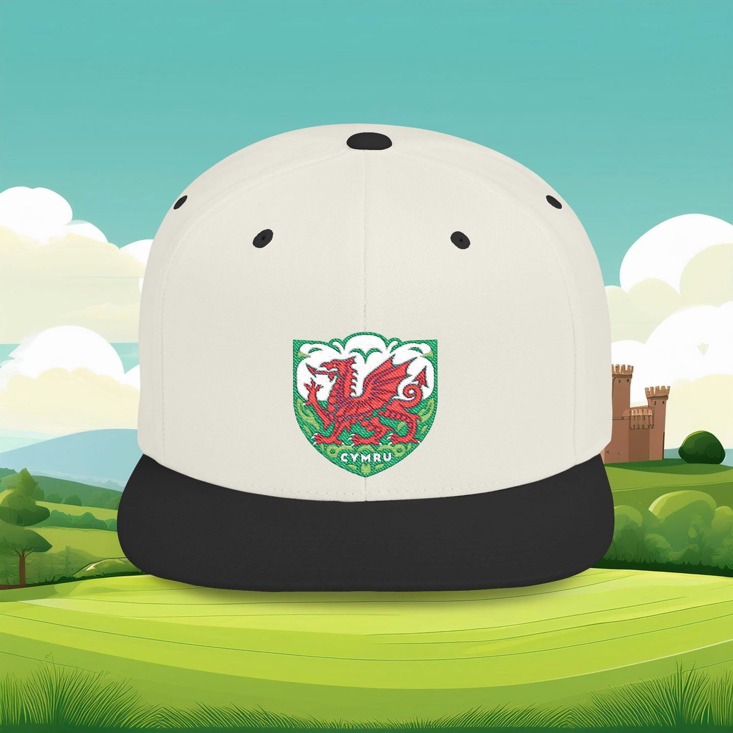 The Cymru Flat Bill Snapback