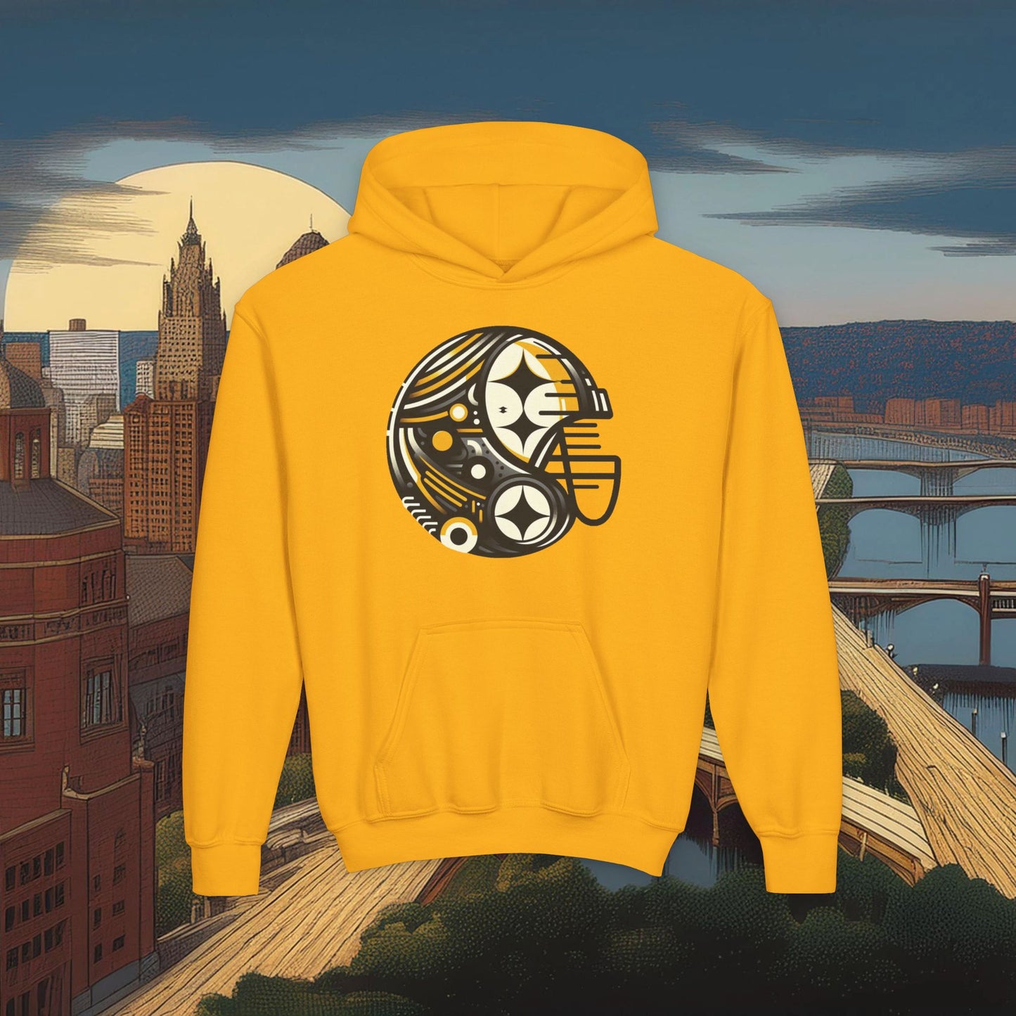 Pittsburgh Football Crest Youth Hoodie