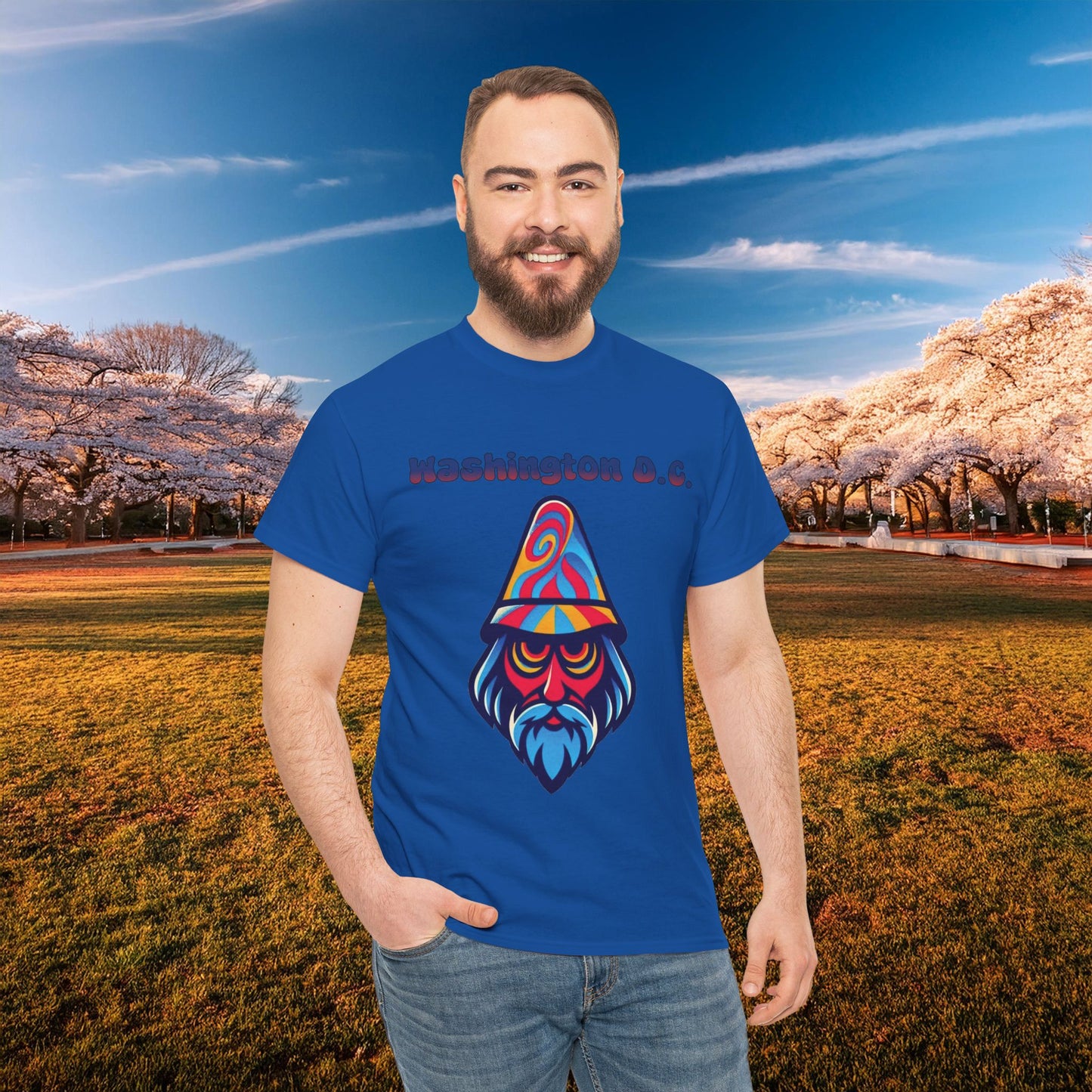 Washington D.C. Psychedelic Wizard Tee