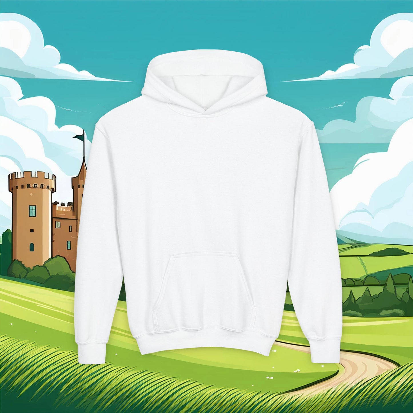 Wrexham Crest Dragon Youth Hoodie