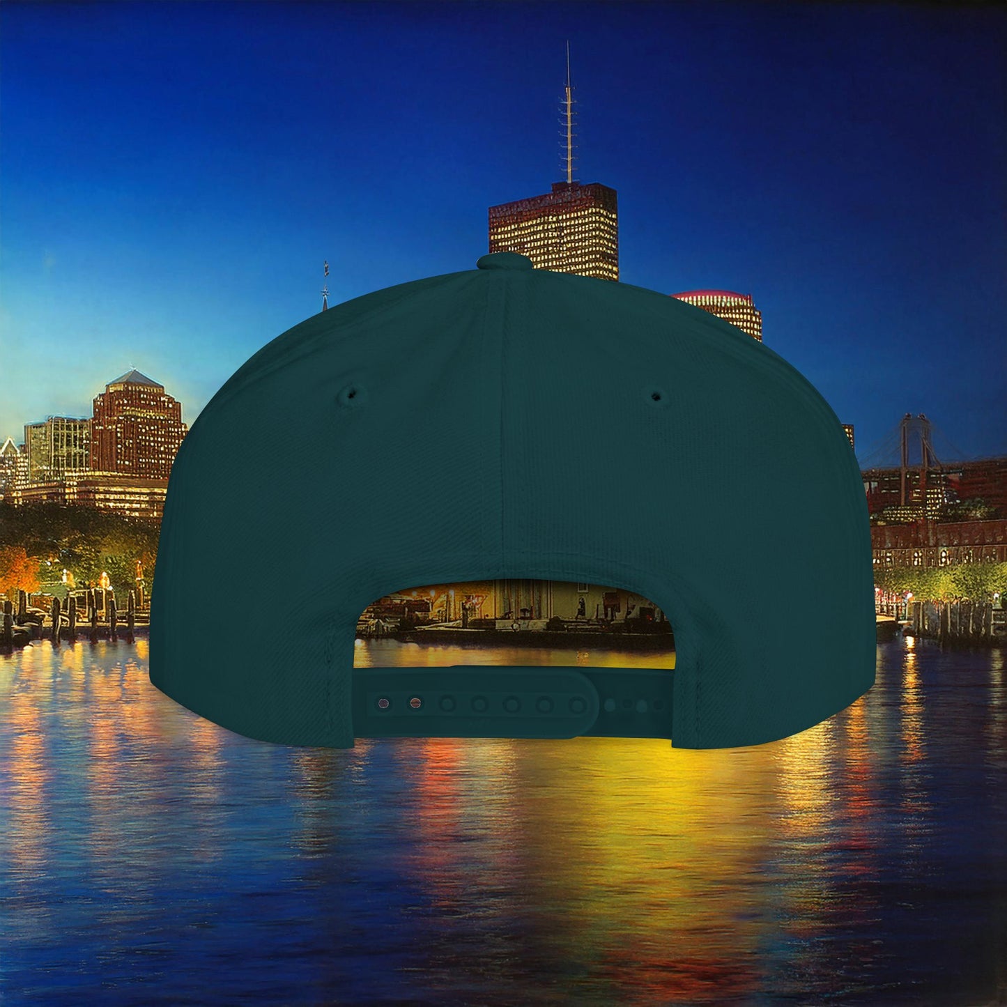 Boston Baseball Player Flat Bill Snapback