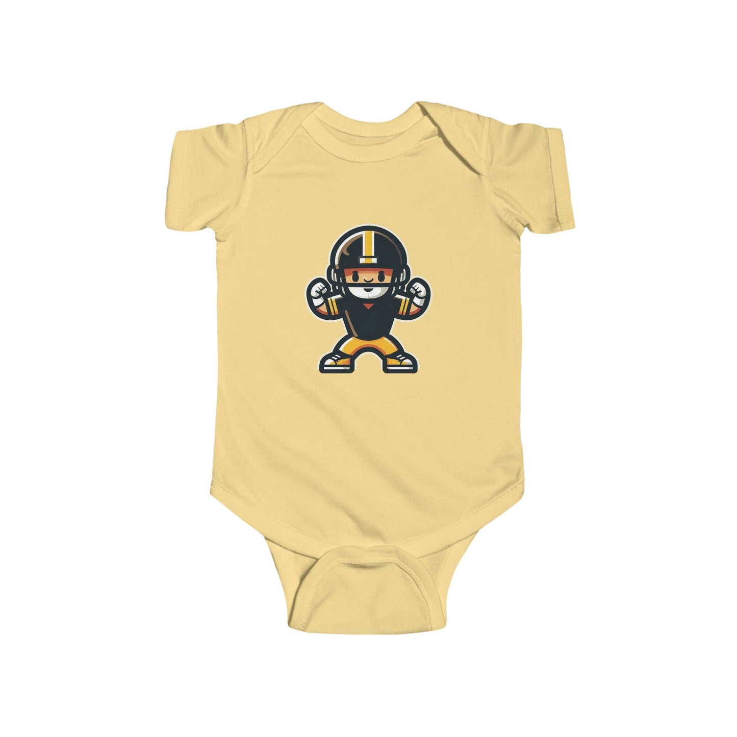 Mini Pittsburgh Football Player Infant Bodysuit
