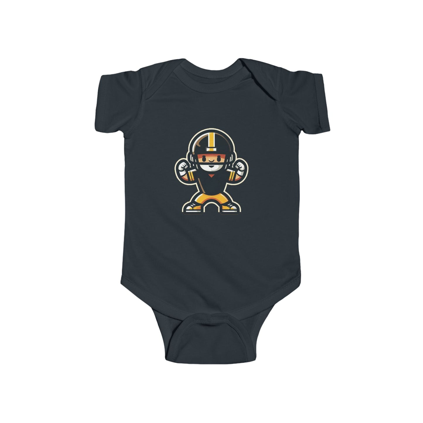 Mini Pittsburgh Football Player Infant Bodysuit
