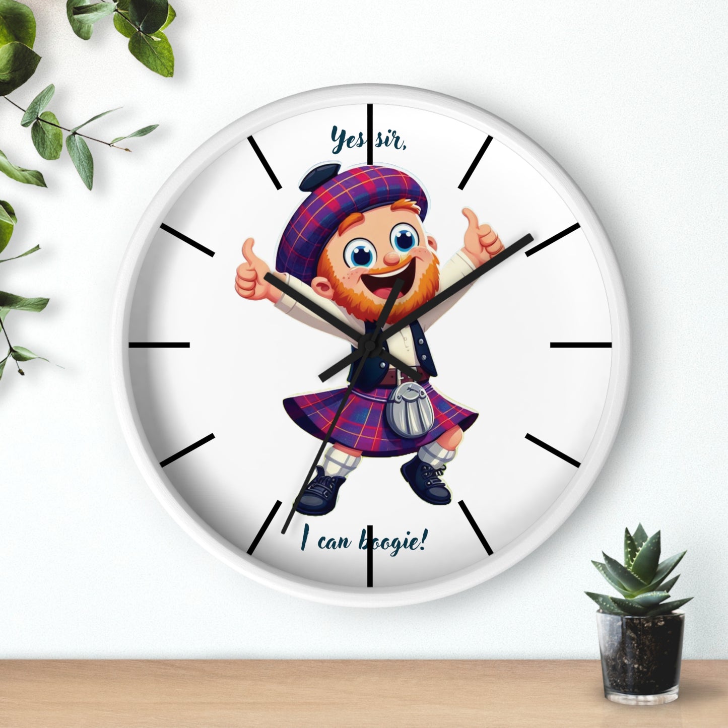 Scotland Can Boogie Wall Clock